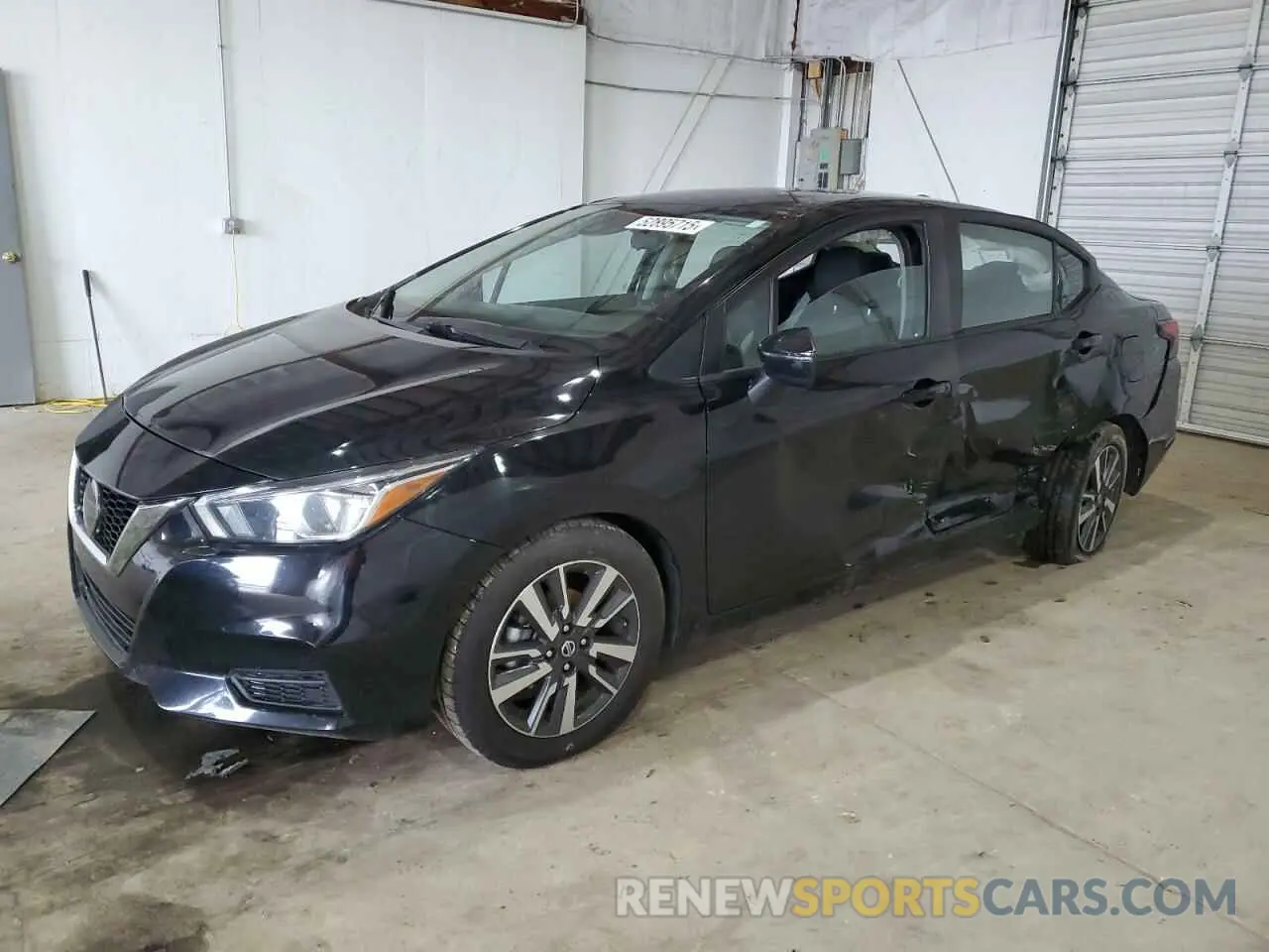 1 Photograph of a damaged car 3N1CN8EV0ML847078 NISSAN VERSA 2021