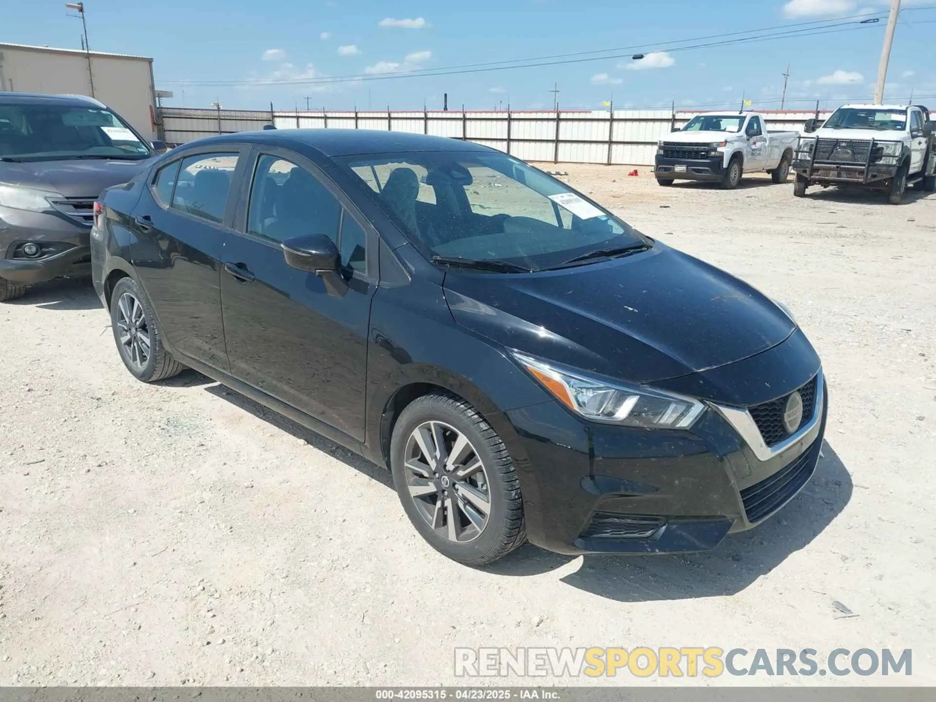 1 Photograph of a damaged car 3N1CN8EV0ML849820 NISSAN VERSA 2021