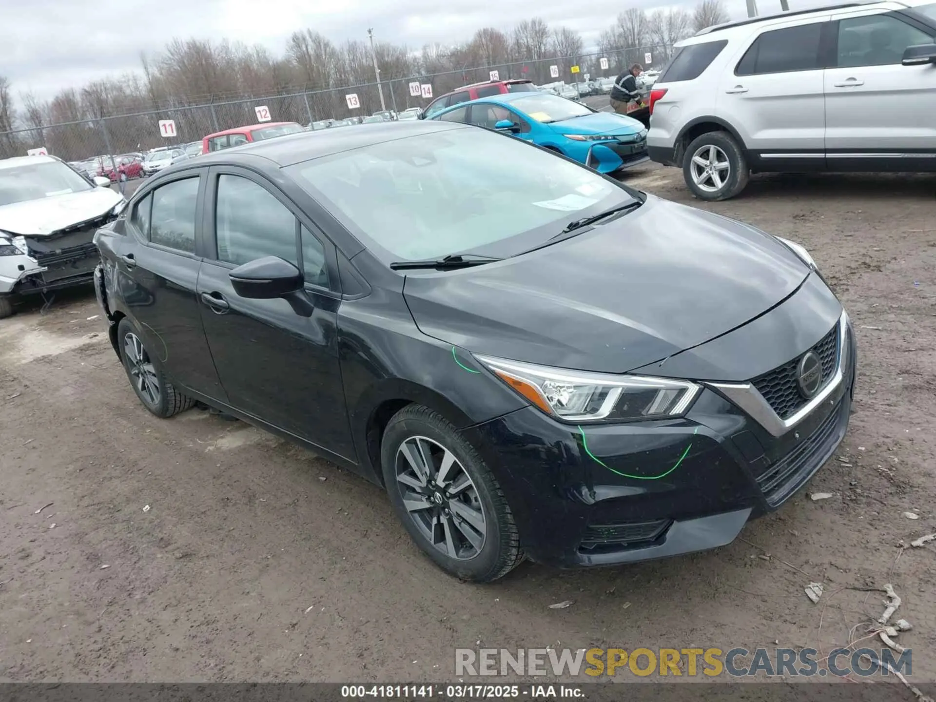 1 Photograph of a damaged car 3N1CN8EV0ML857304 NISSAN VERSA 2021