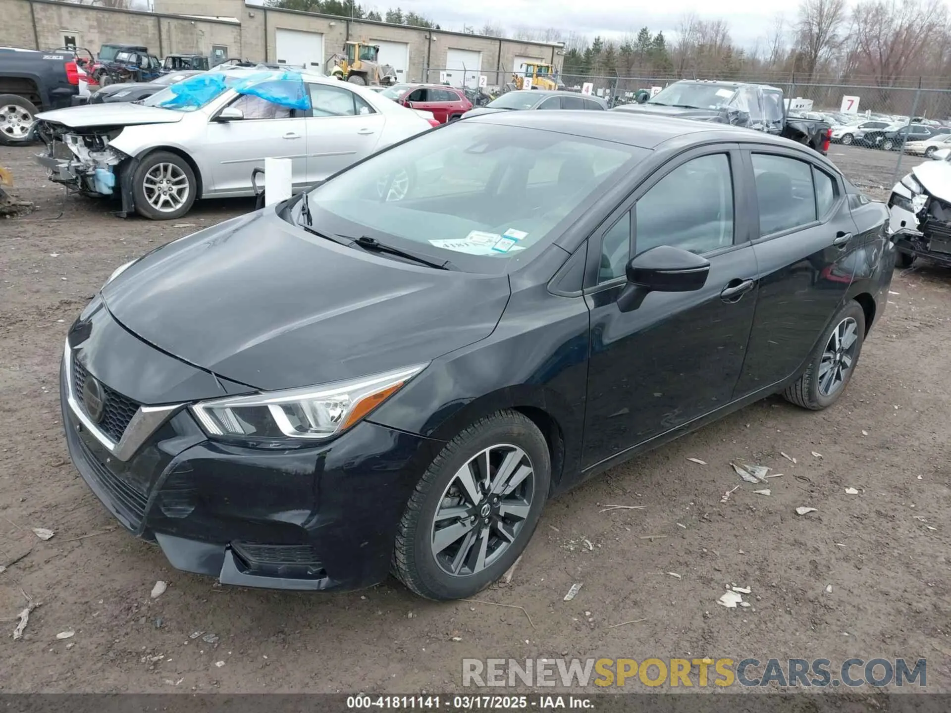 2 Photograph of a damaged car 3N1CN8EV0ML857304 NISSAN VERSA 2021