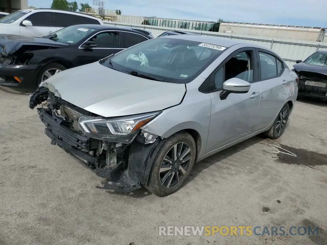 1 Photograph of a damaged car 3N1CN8EV0ML866696 NISSAN VERSA 2021