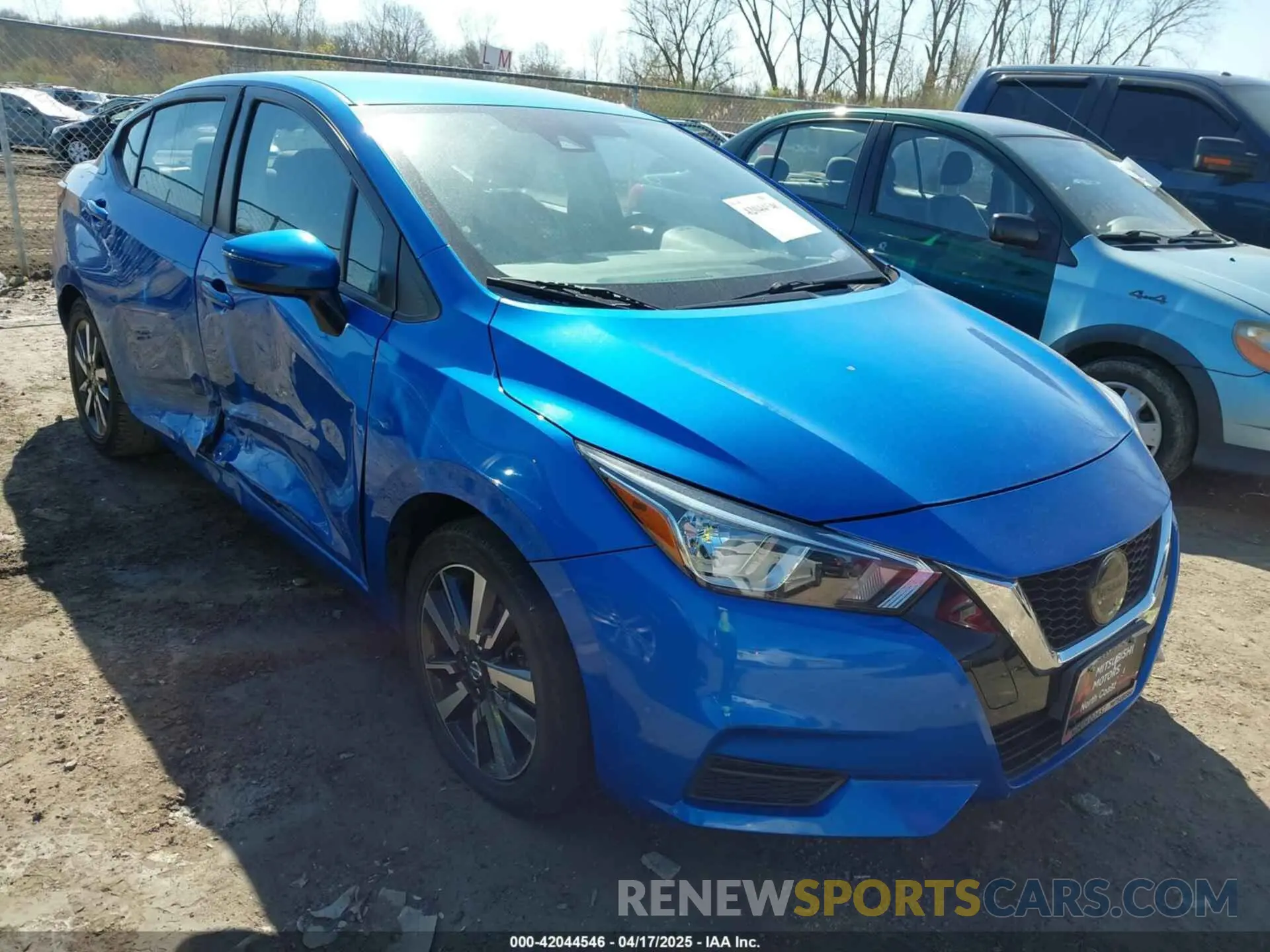 1 Photograph of a damaged car 3N1CN8EV0ML884504 NISSAN VERSA 2021