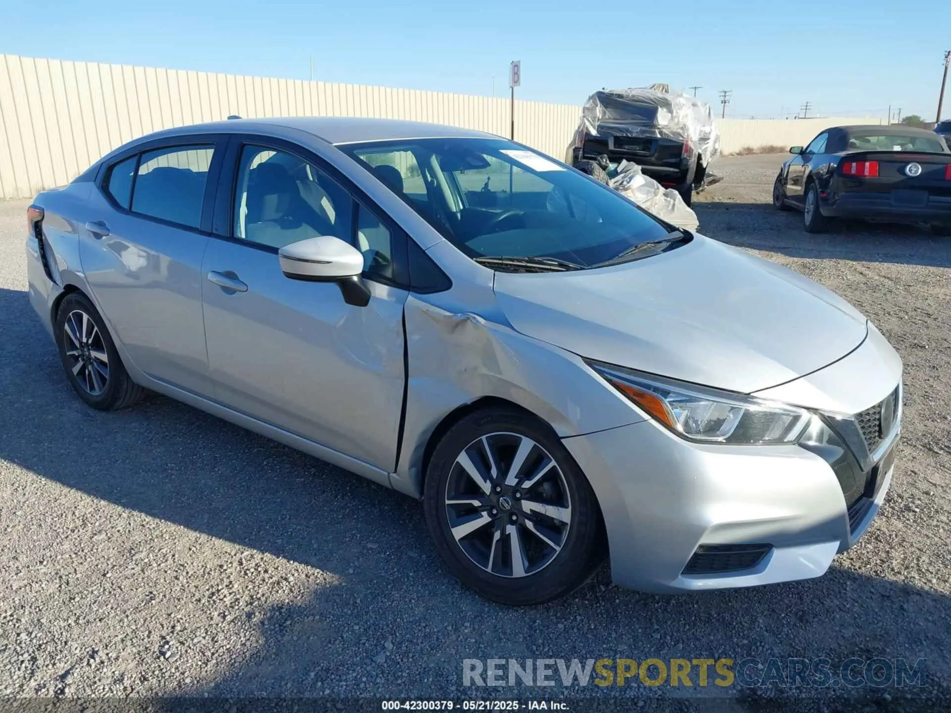 1 Photograph of a damaged car 3N1CN8EV0ML888407 NISSAN VERSA 2021