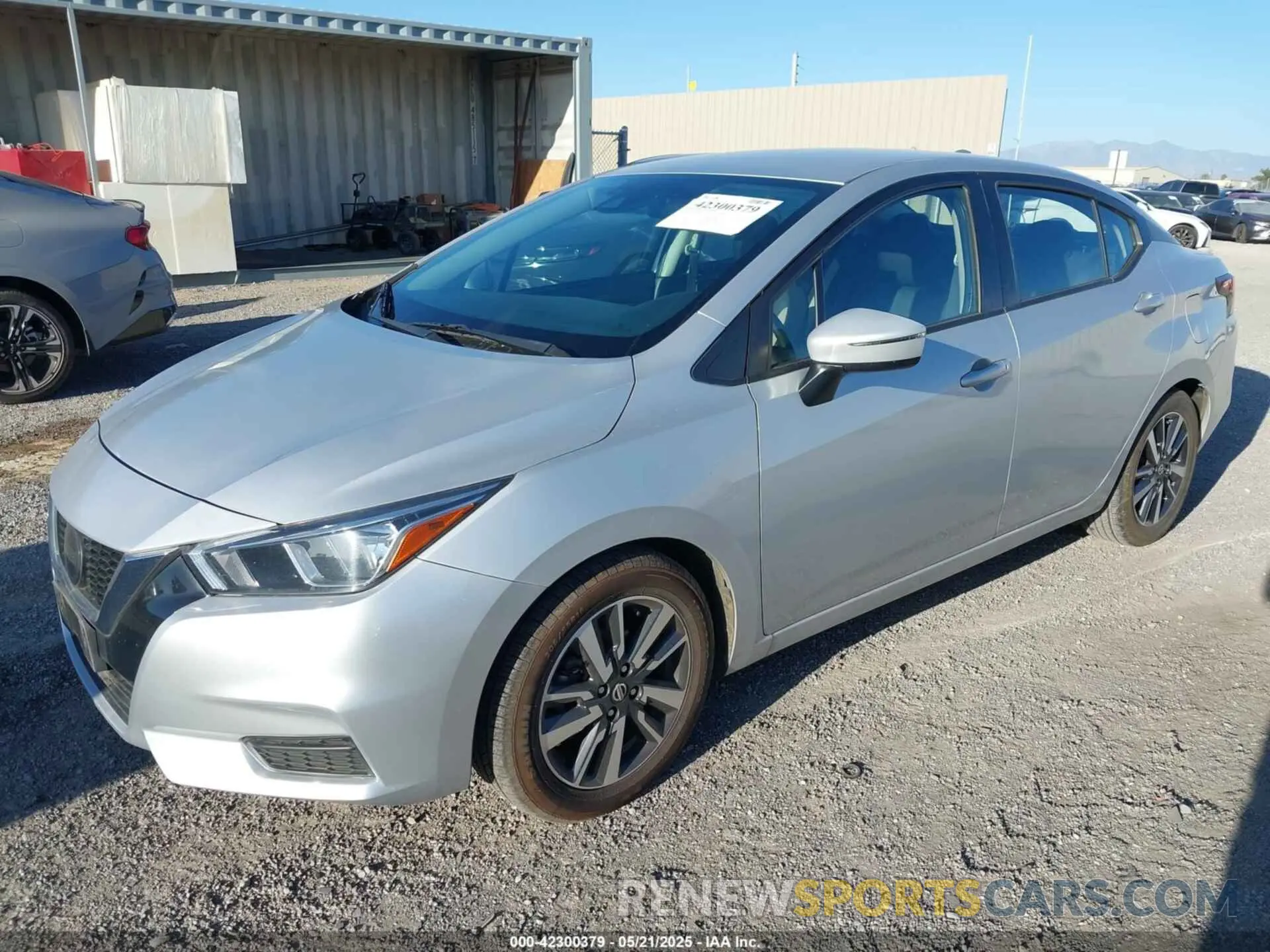 2 Photograph of a damaged car 3N1CN8EV0ML888407 NISSAN VERSA 2021