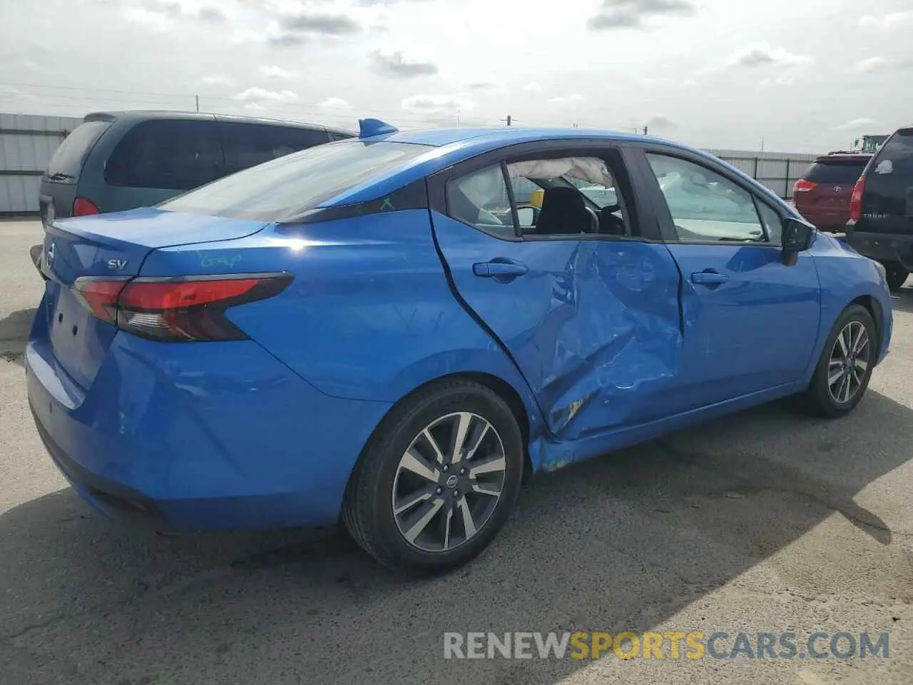 3 Photograph of a damaged car 3N1CN8EV0ML893297 NISSAN VERSA 2021