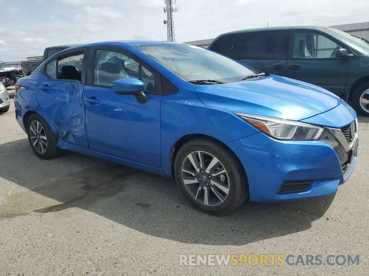 4 Photograph of a damaged car 3N1CN8EV0ML893297 NISSAN VERSA 2021
