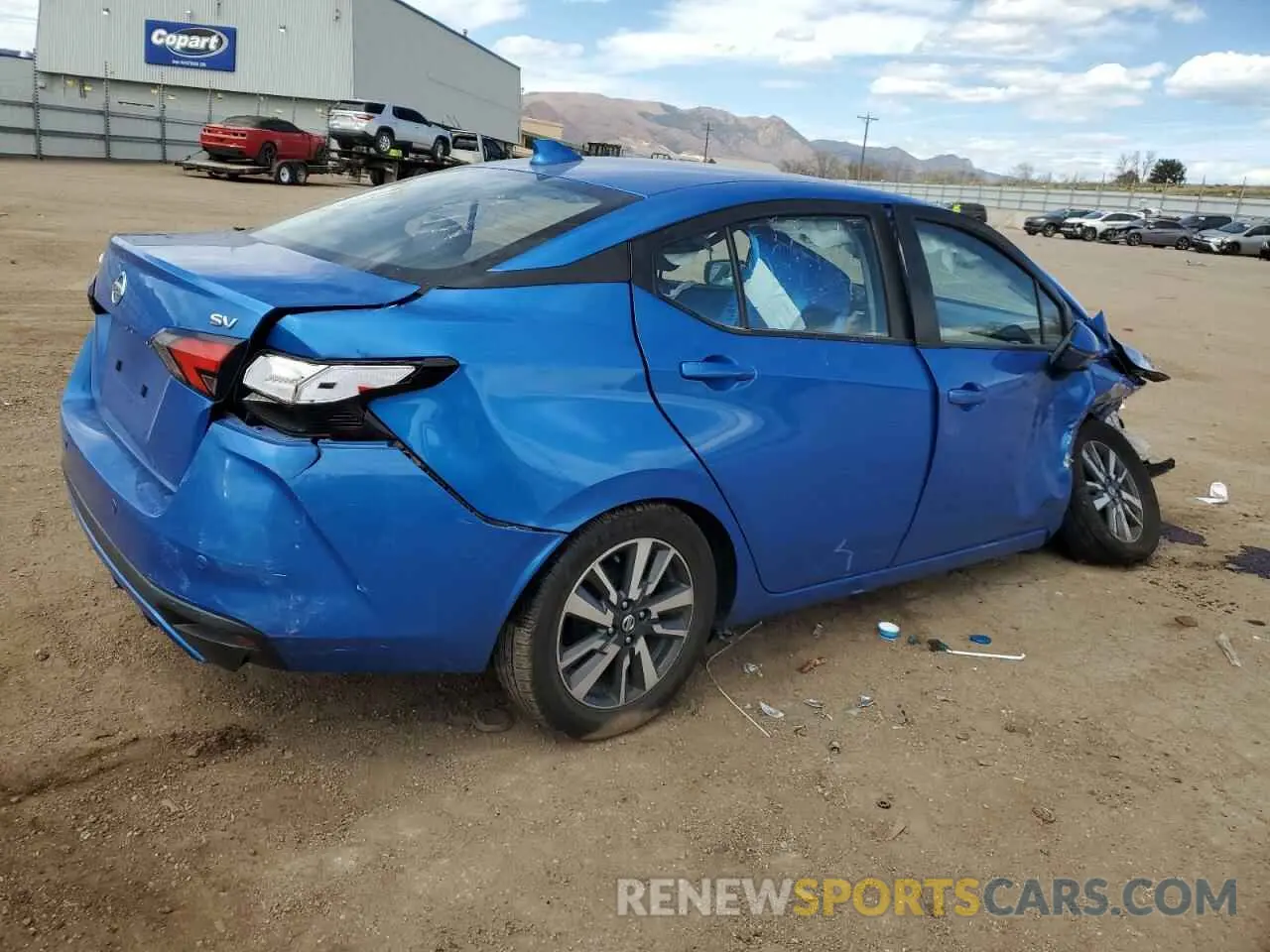 3 Photograph of a damaged car 3N1CN8EV0ML893946 NISSAN VERSA 2021