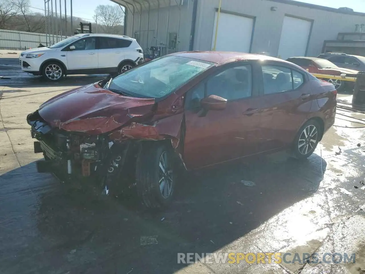 1 Photograph of a damaged car 3N1CN8EV0ML918540 NISSAN VERSA 2021
