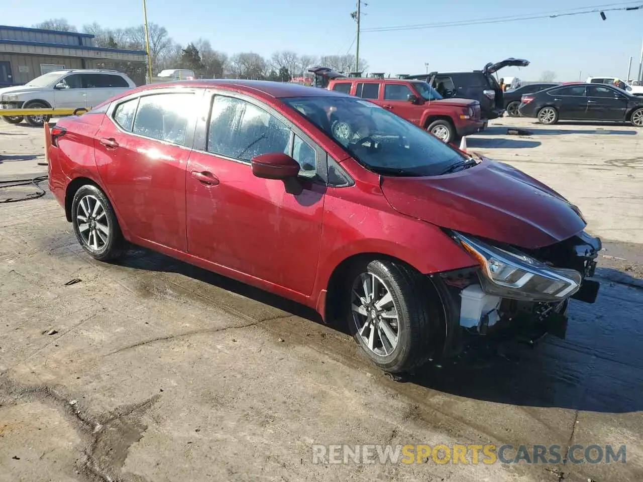 4 Photograph of a damaged car 3N1CN8EV0ML918540 NISSAN VERSA 2021