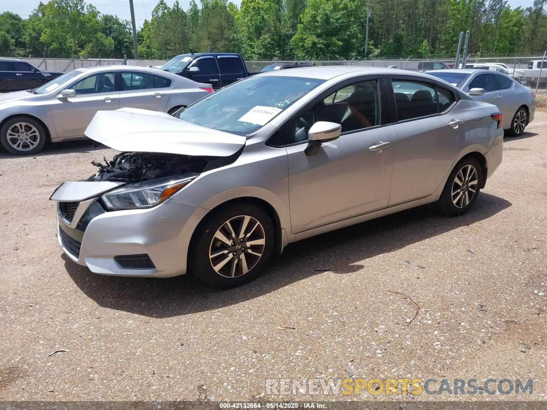 2 Photograph of a damaged car 3N1CN8EV0ML924581 NISSAN VERSA 2021