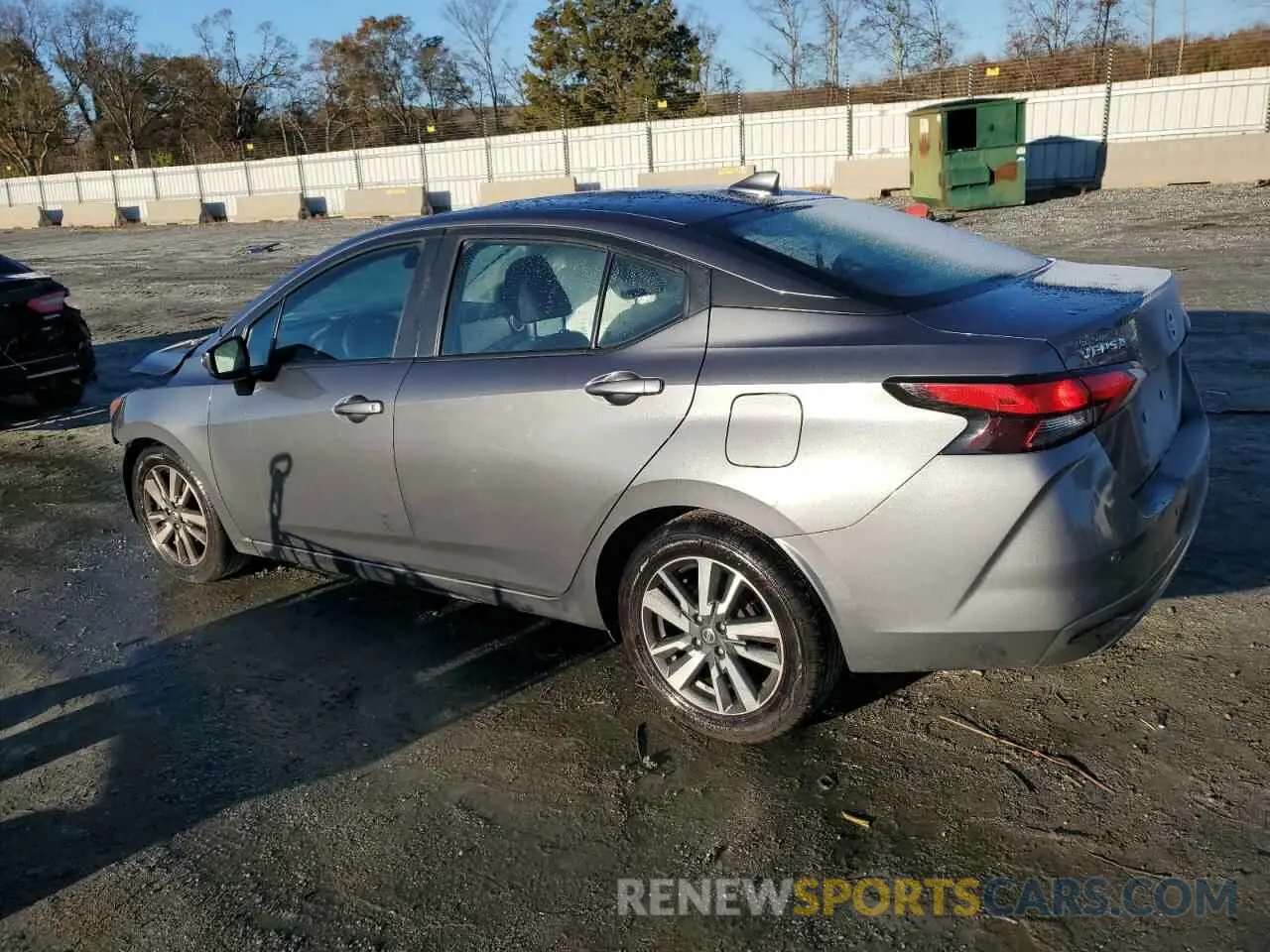 2 Photograph of a damaged car 3N1CN8EV1ML814381 NISSAN VERSA 2021