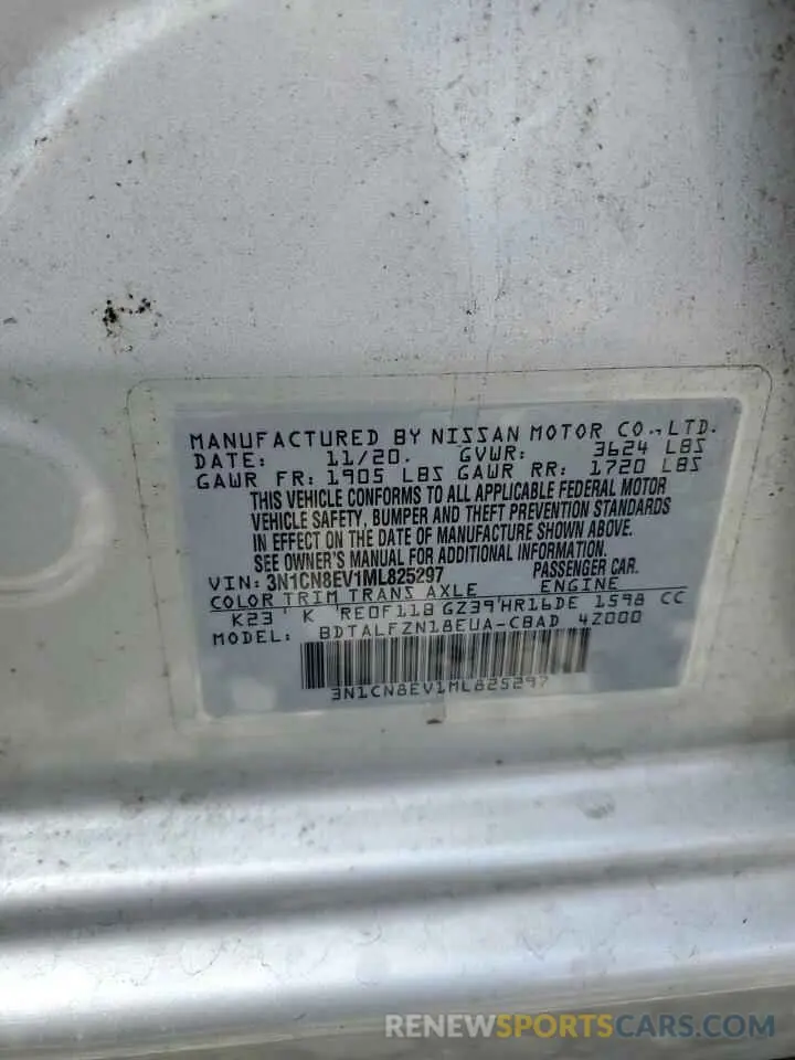 14 Photograph of a damaged car 3N1CN8EV1ML825297 NISSAN VERSA 2021