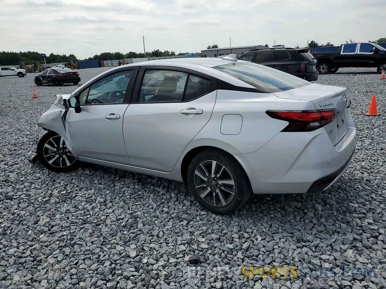 2 Photograph of a damaged car 3N1CN8EV1ML825297 NISSAN VERSA 2021