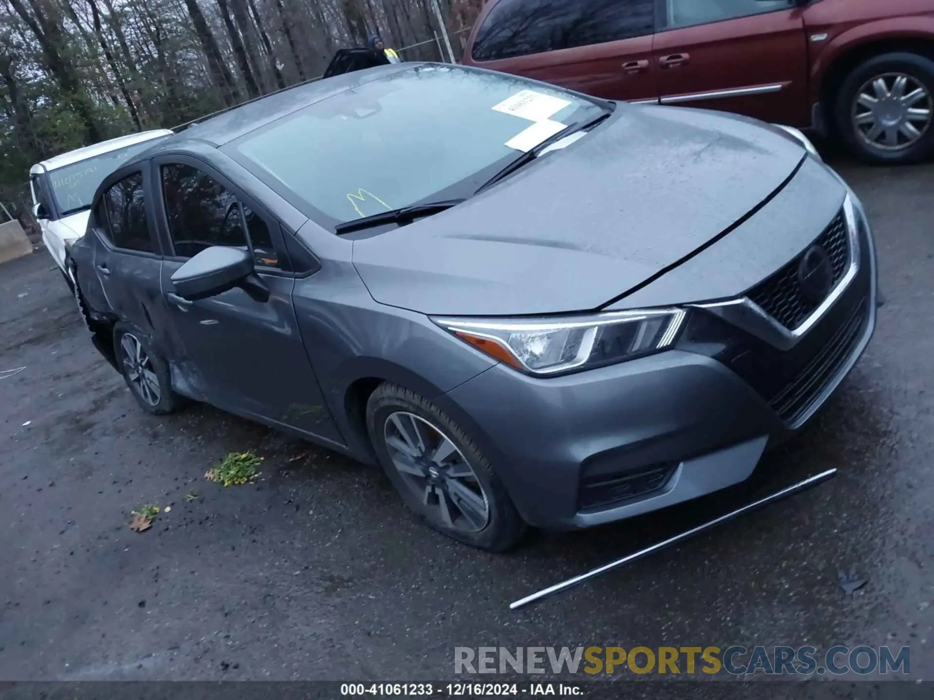 1 Photograph of a damaged car 3N1CN8EV1ML826837 NISSAN VERSA 2021