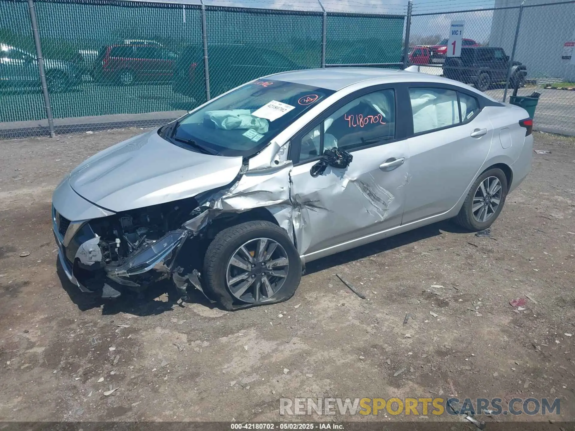 2 Photograph of a damaged car 3N1CN8EV1ML832105 NISSAN VERSA 2021