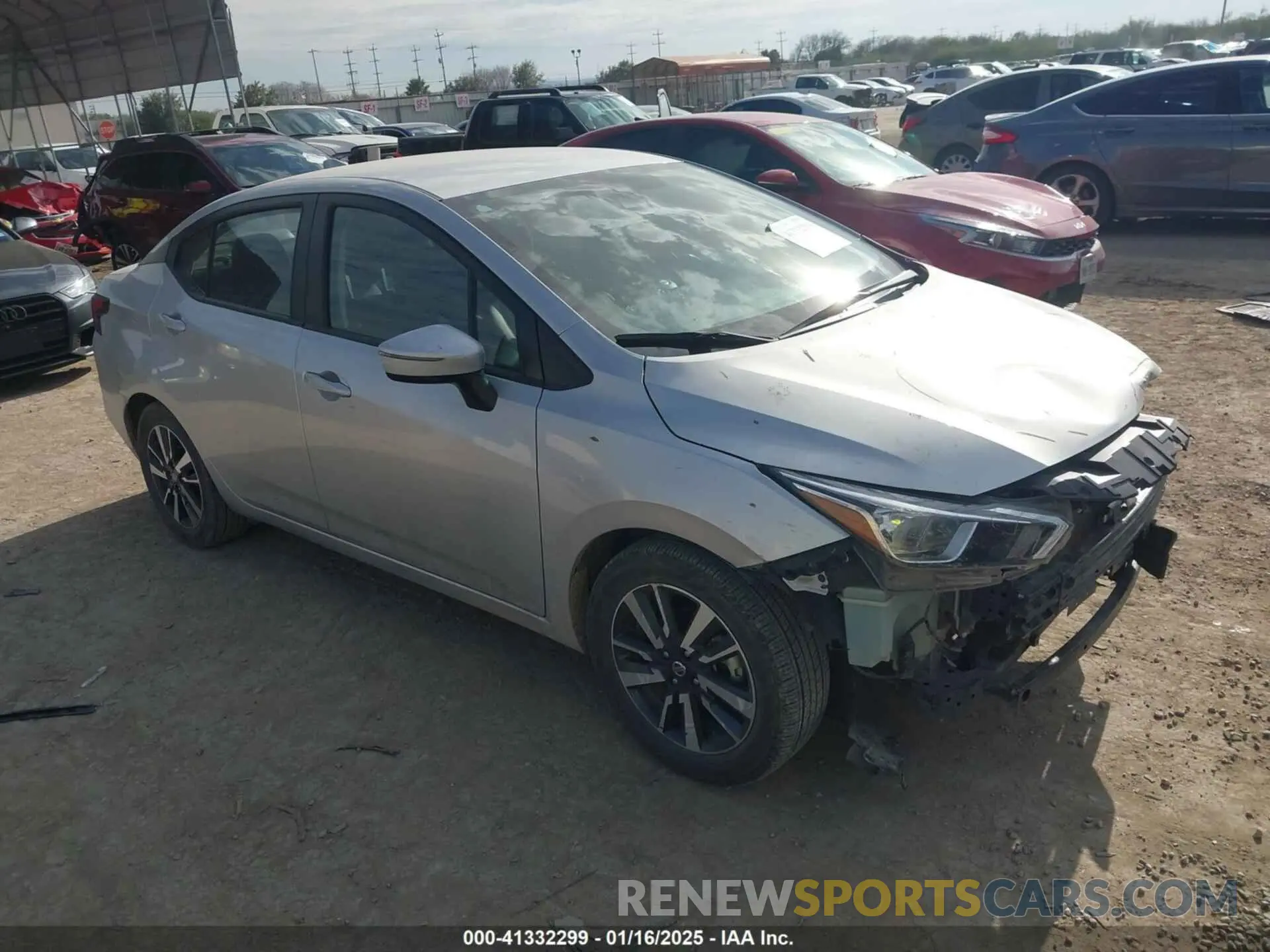 1 Photograph of a damaged car 3N1CN8EV1ML834341 NISSAN VERSA 2021