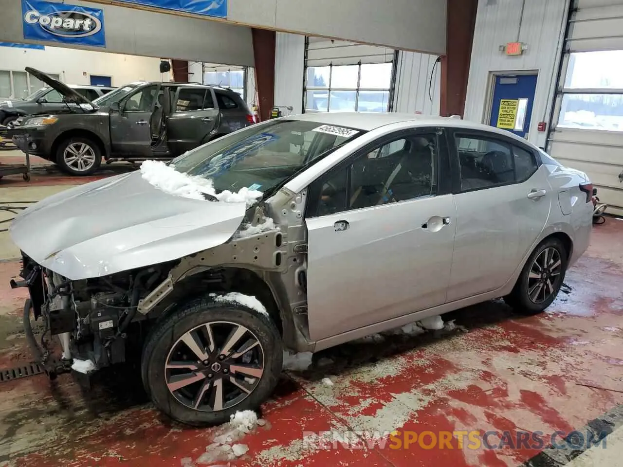 1 Photograph of a damaged car 3N1CN8EV1ML836333 NISSAN VERSA 2021