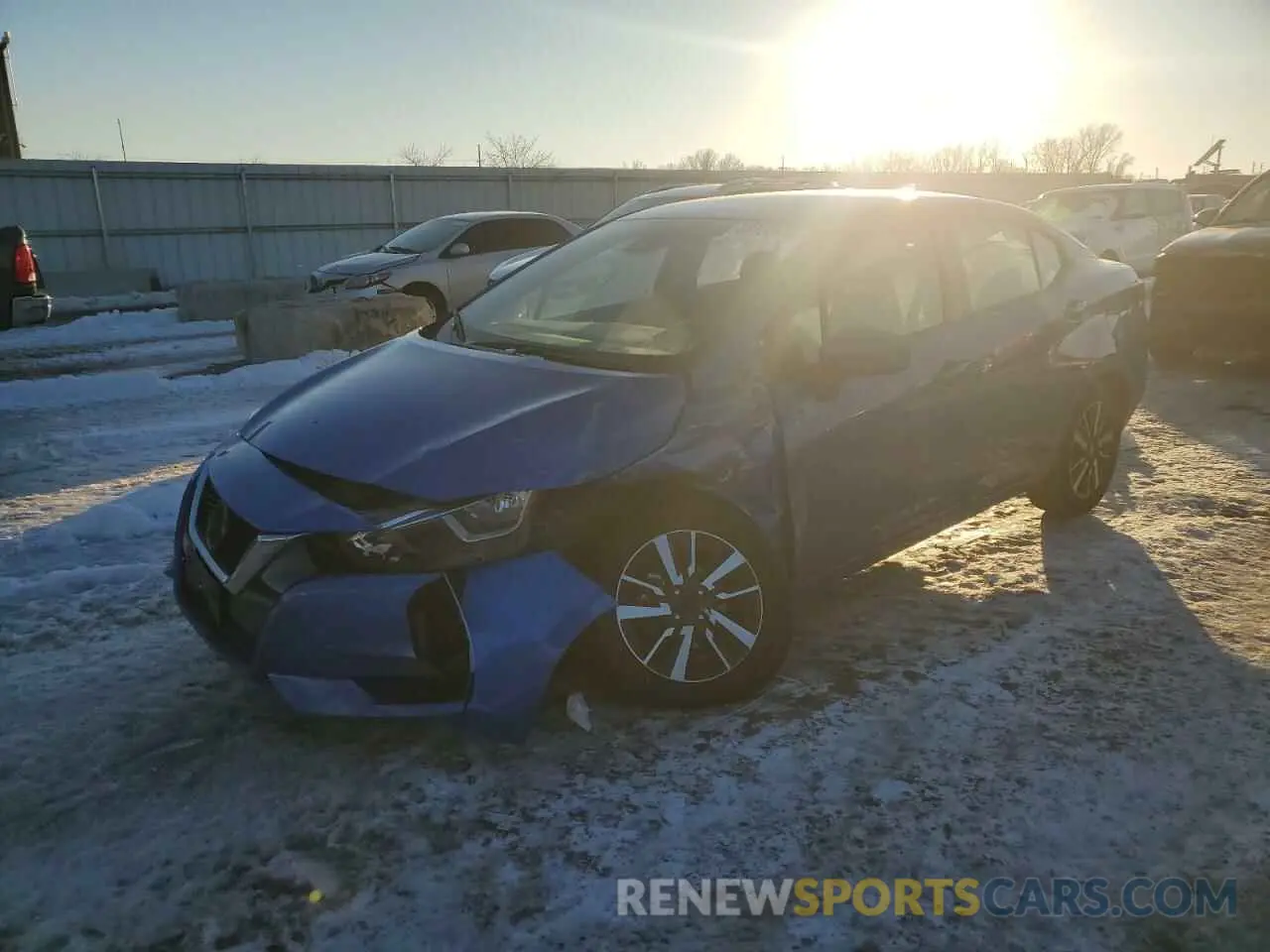1 Photograph of a damaged car 3N1CN8EV1ML861121 NISSAN VERSA 2021