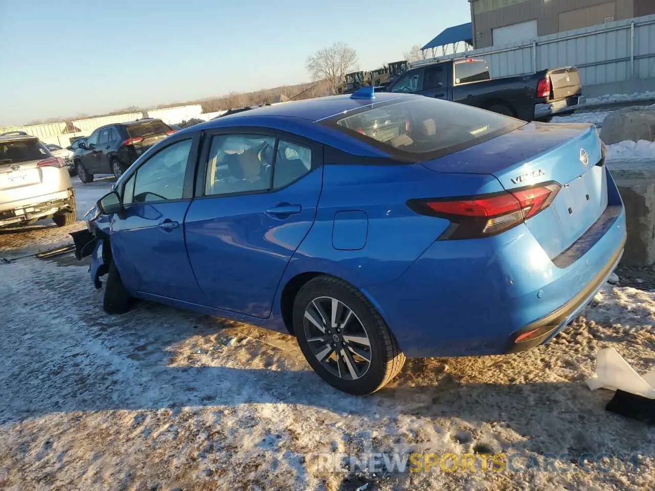 2 Photograph of a damaged car 3N1CN8EV1ML861121 NISSAN VERSA 2021