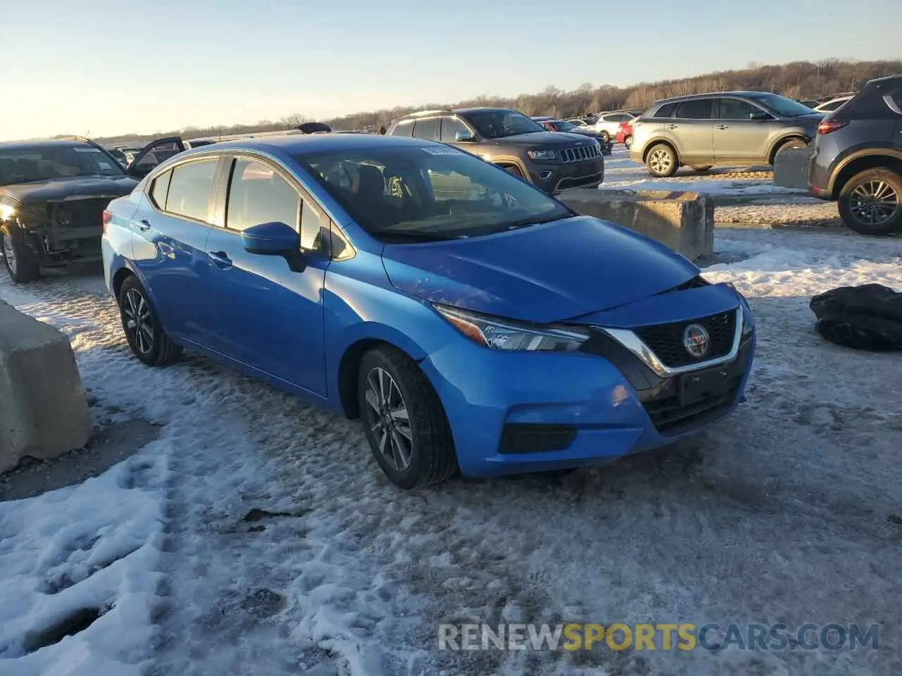 4 Photograph of a damaged car 3N1CN8EV1ML861121 NISSAN VERSA 2021