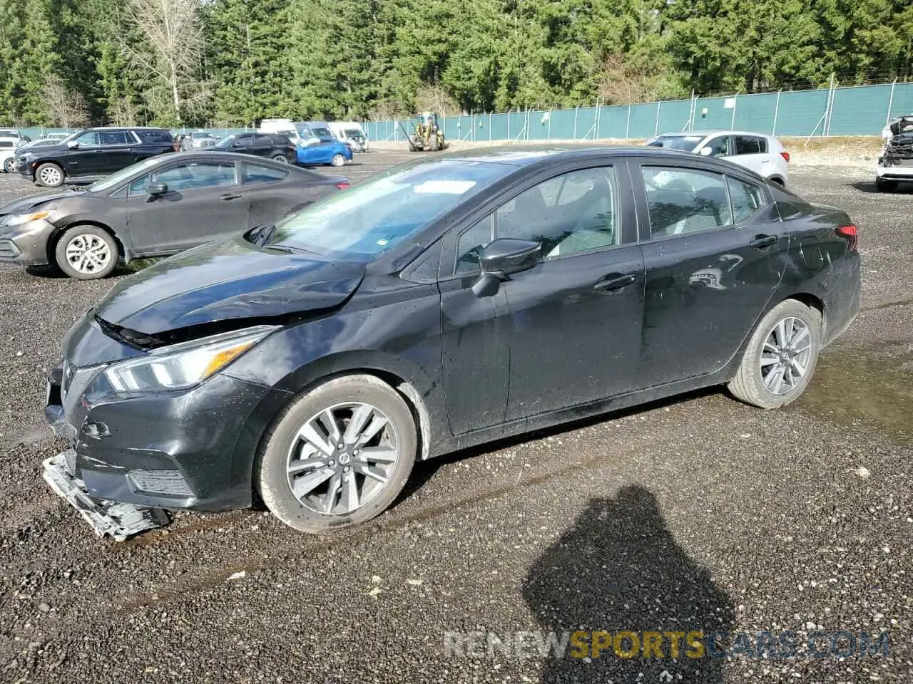 1 Photograph of a damaged car 3N1CN8EV1ML868344 NISSAN VERSA 2021