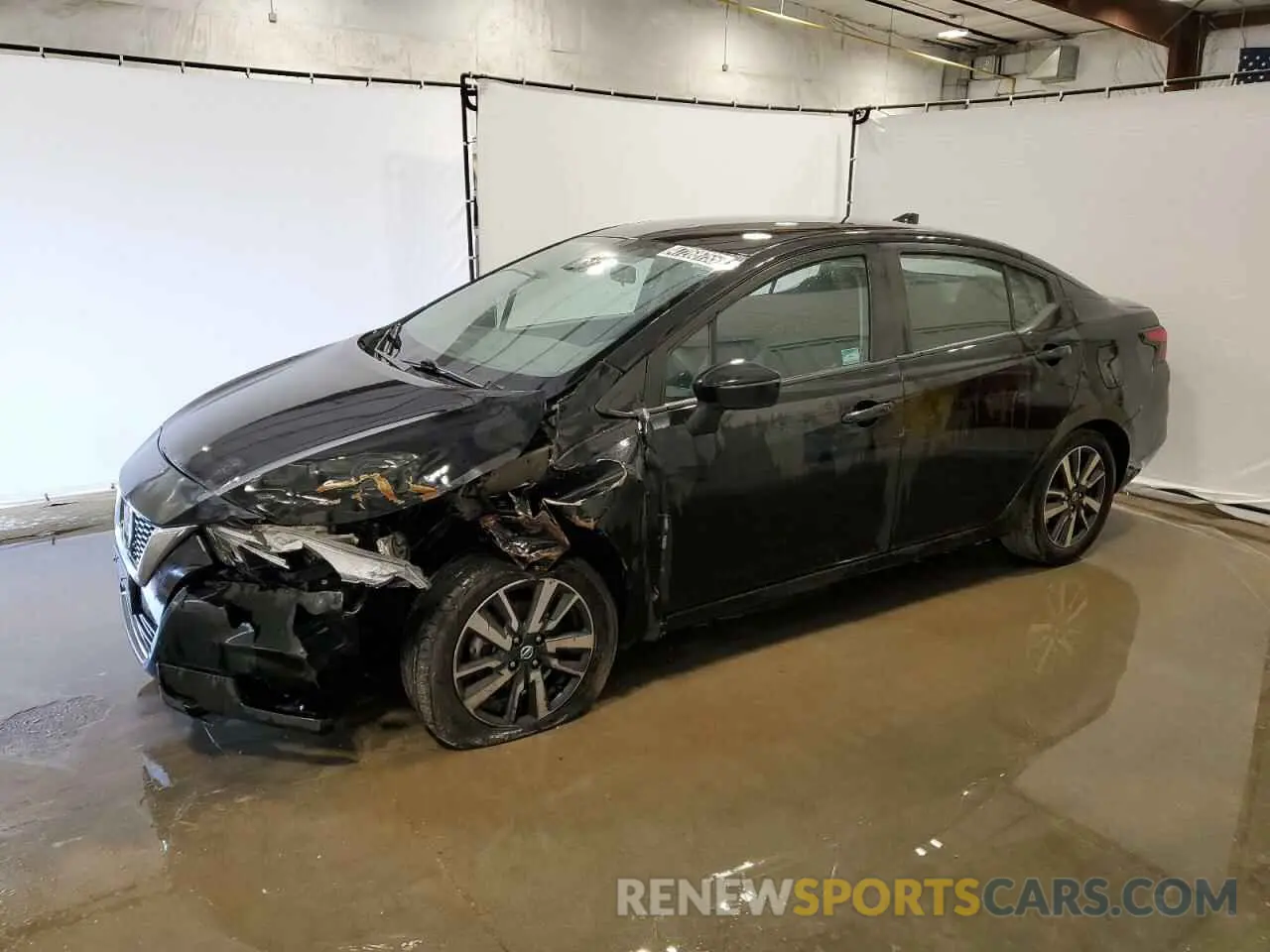 1 Photograph of a damaged car 3N1CN8EV1ML873320 NISSAN VERSA 2021