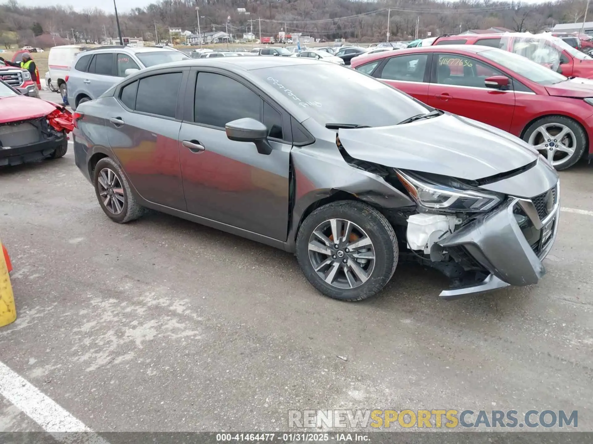 1 Photograph of a damaged car 3N1CN8EV1ML884592 NISSAN VERSA 2021