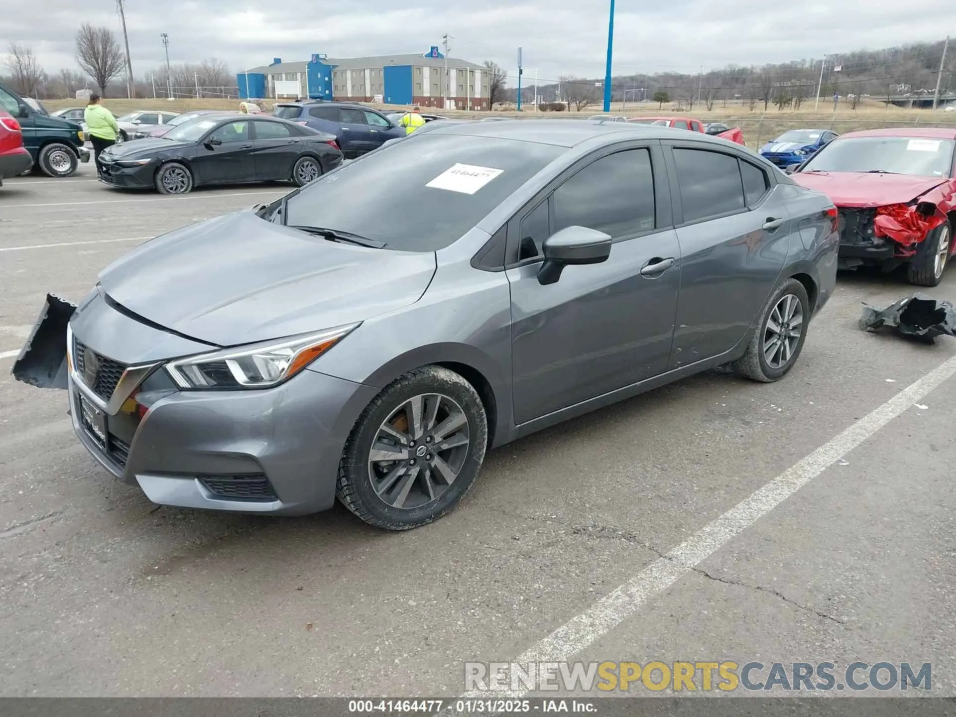 2 Photograph of a damaged car 3N1CN8EV1ML884592 NISSAN VERSA 2021
