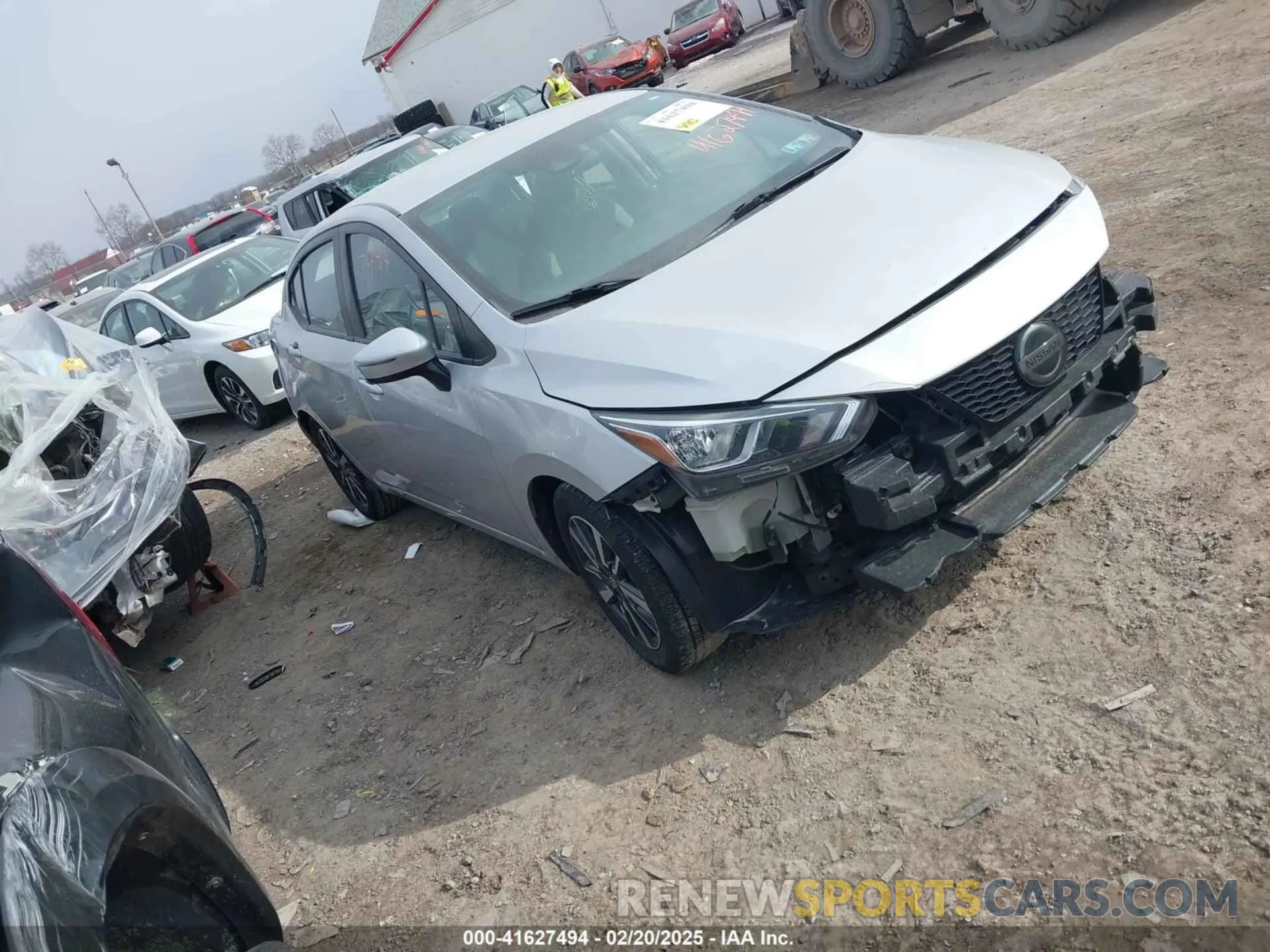 1 Photograph of a damaged car 3N1CN8EV1ML889114 NISSAN VERSA 2021