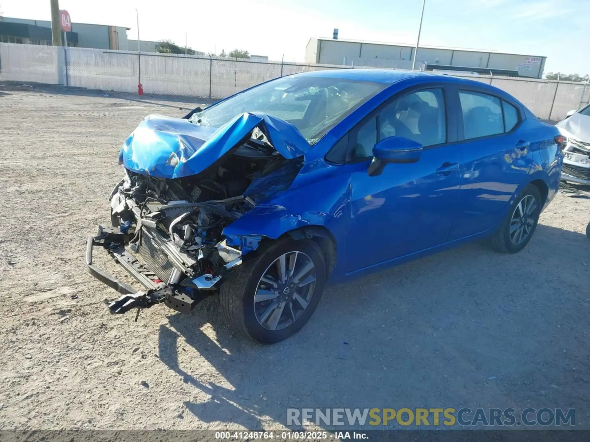 2 Photograph of a damaged car 3N1CN8EV2ML823980 NISSAN VERSA 2021