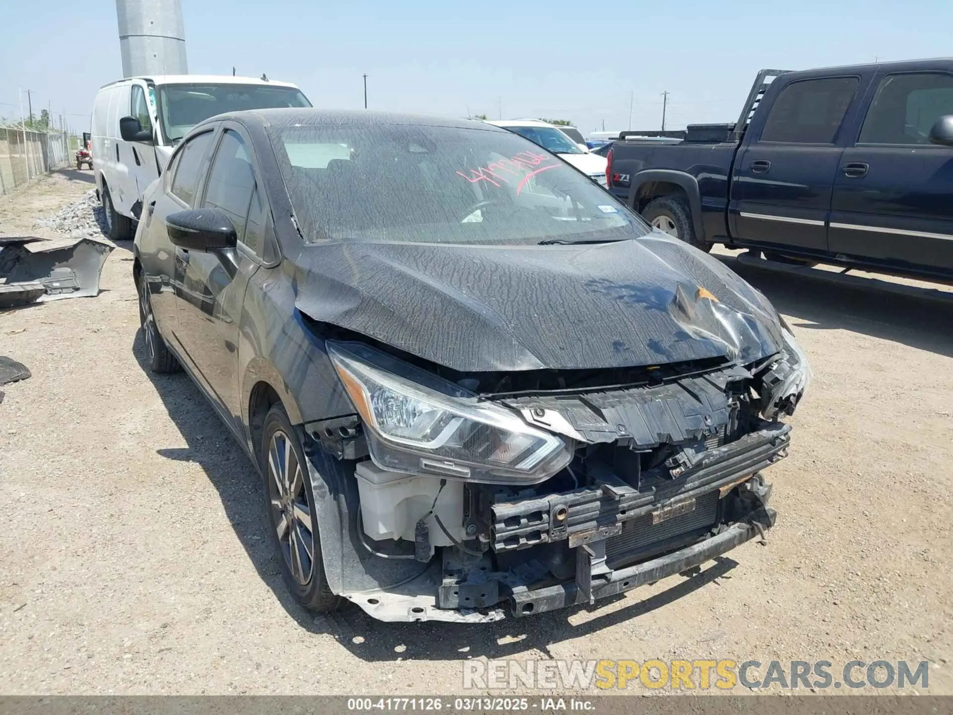 1 Photograph of a damaged car 3N1CN8EV2ML826717 NISSAN VERSA 2021