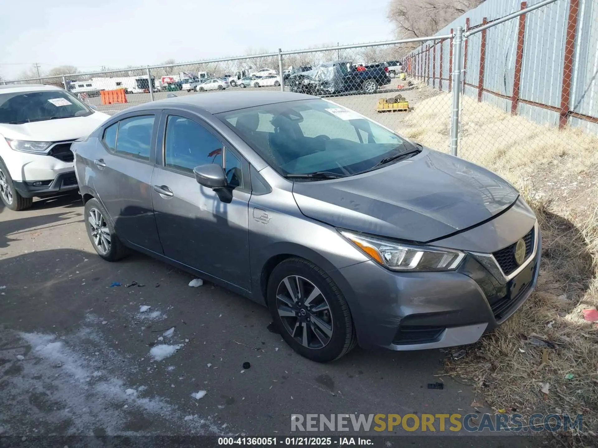 1 Photograph of a damaged car 3N1CN8EV2ML834073 NISSAN VERSA 2021