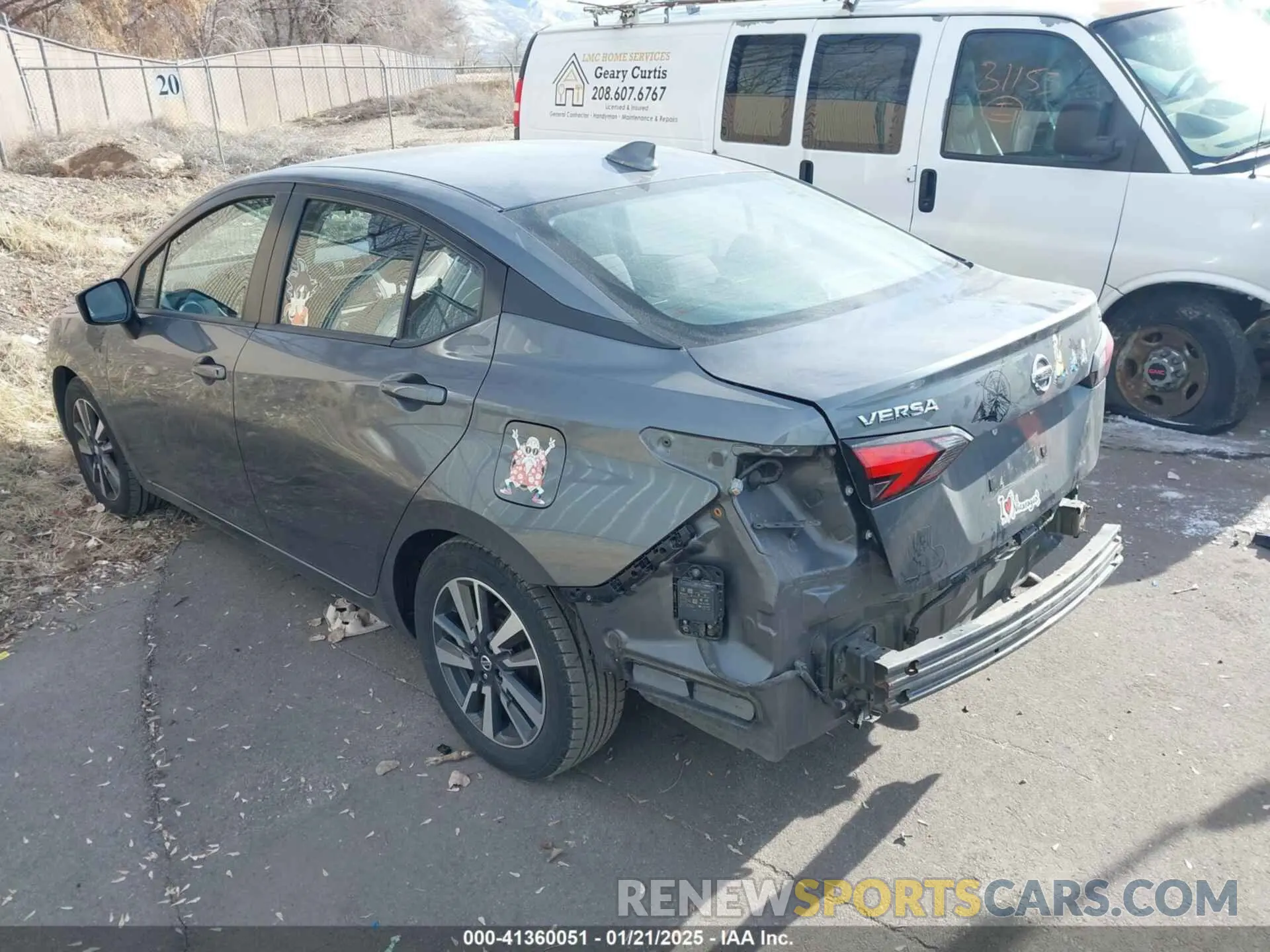 3 Photograph of a damaged car 3N1CN8EV2ML834073 NISSAN VERSA 2021