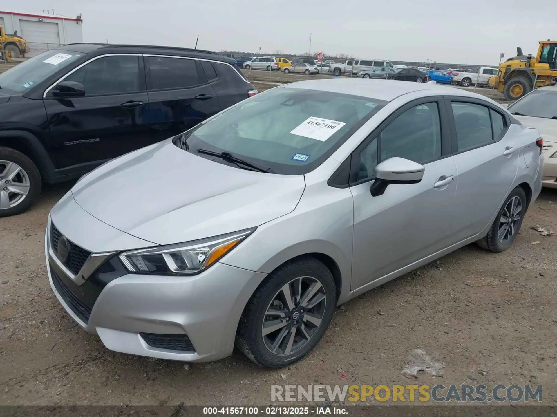 2 Photograph of a damaged car 3N1CN8EV2ML846837 NISSAN VERSA 2021