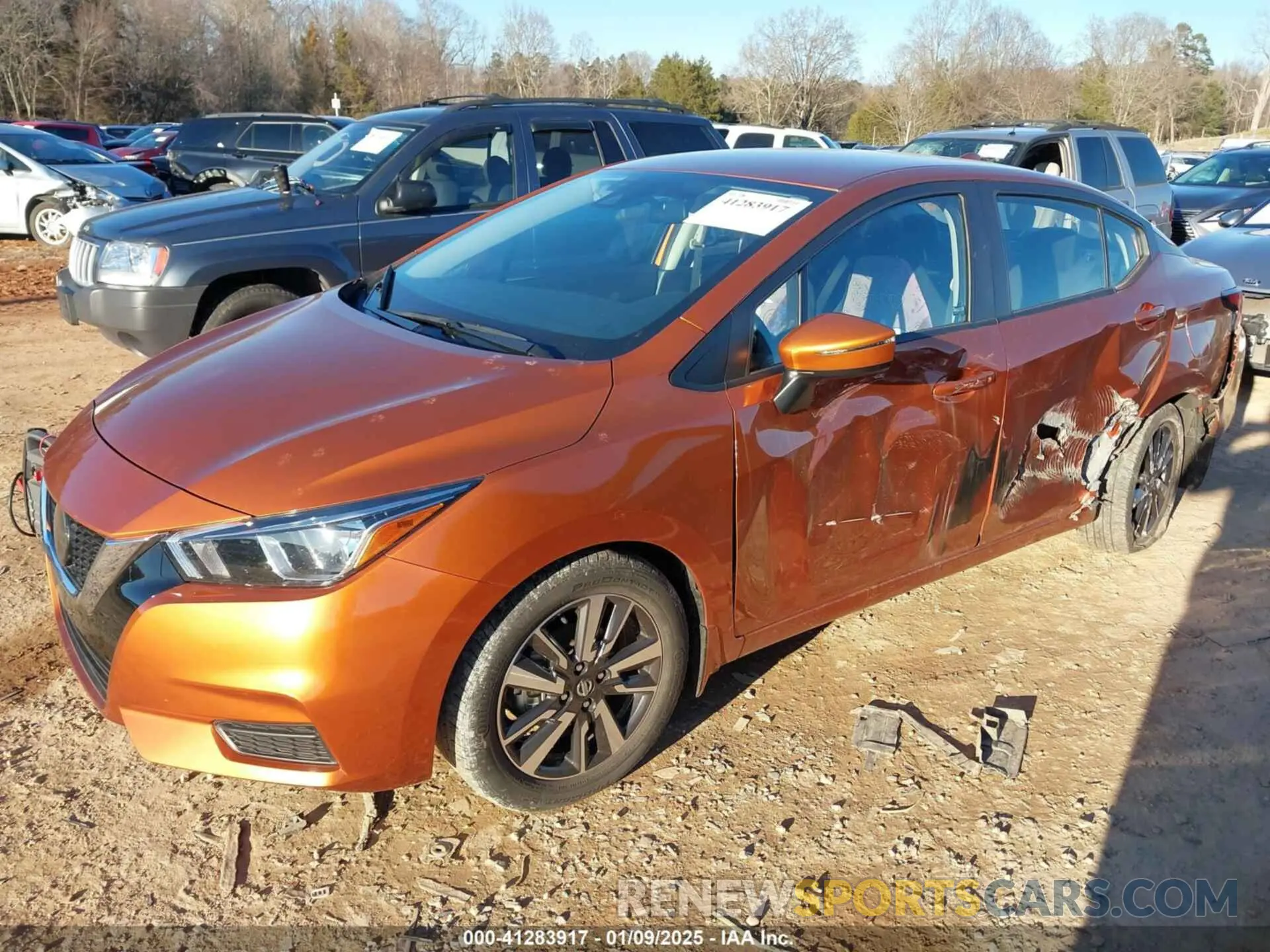 2 Photograph of a damaged car 3N1CN8EV2ML855540 NISSAN VERSA 2021