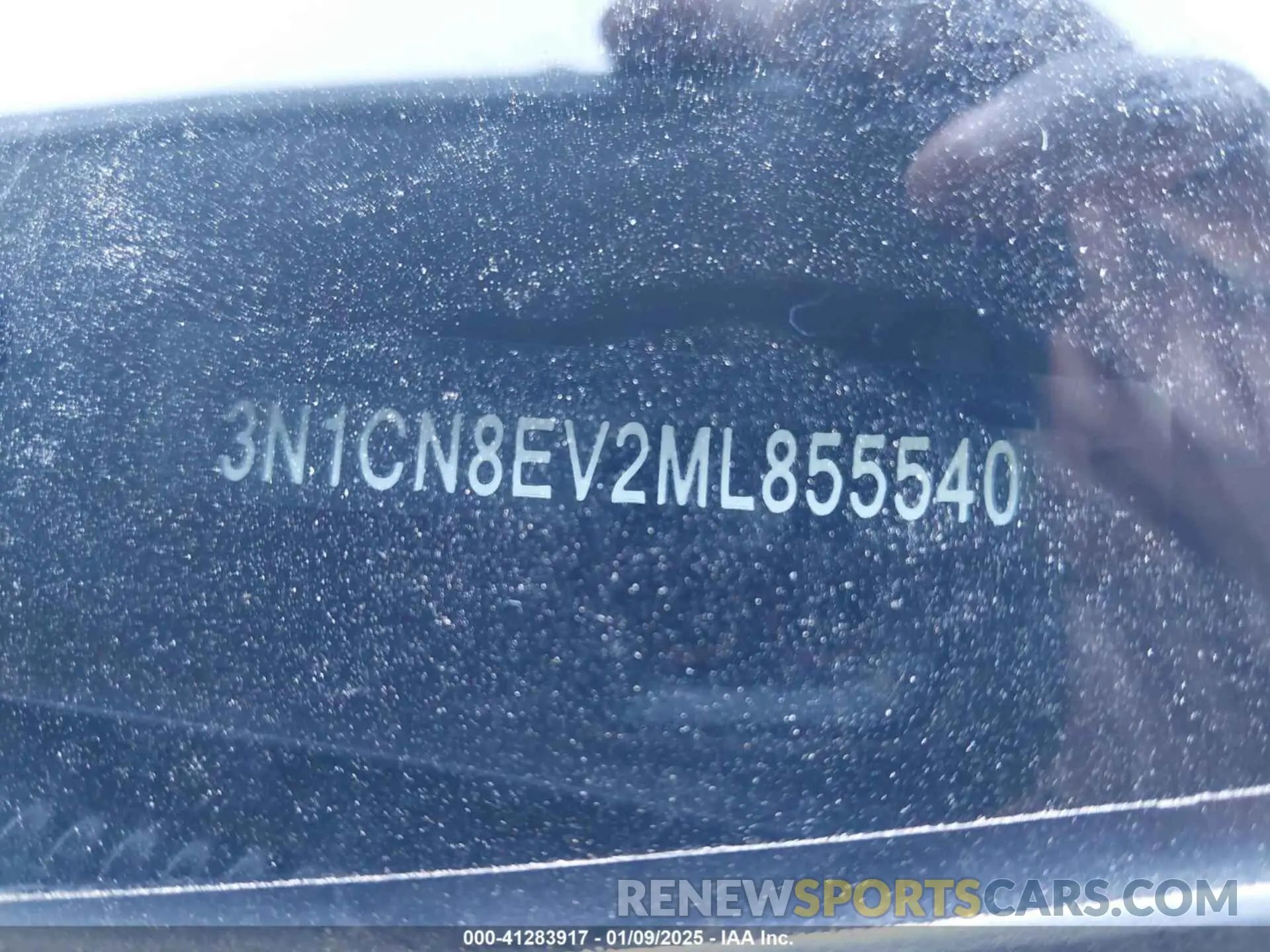 9 Photograph of a damaged car 3N1CN8EV2ML855540 NISSAN VERSA 2021