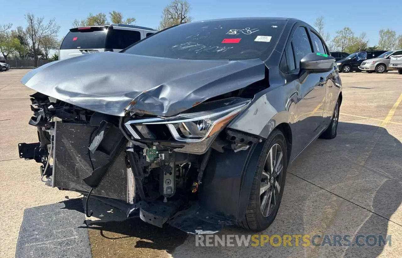 2 Photograph of a damaged car 3N1CN8EV2ML863976 NISSAN VERSA 2021