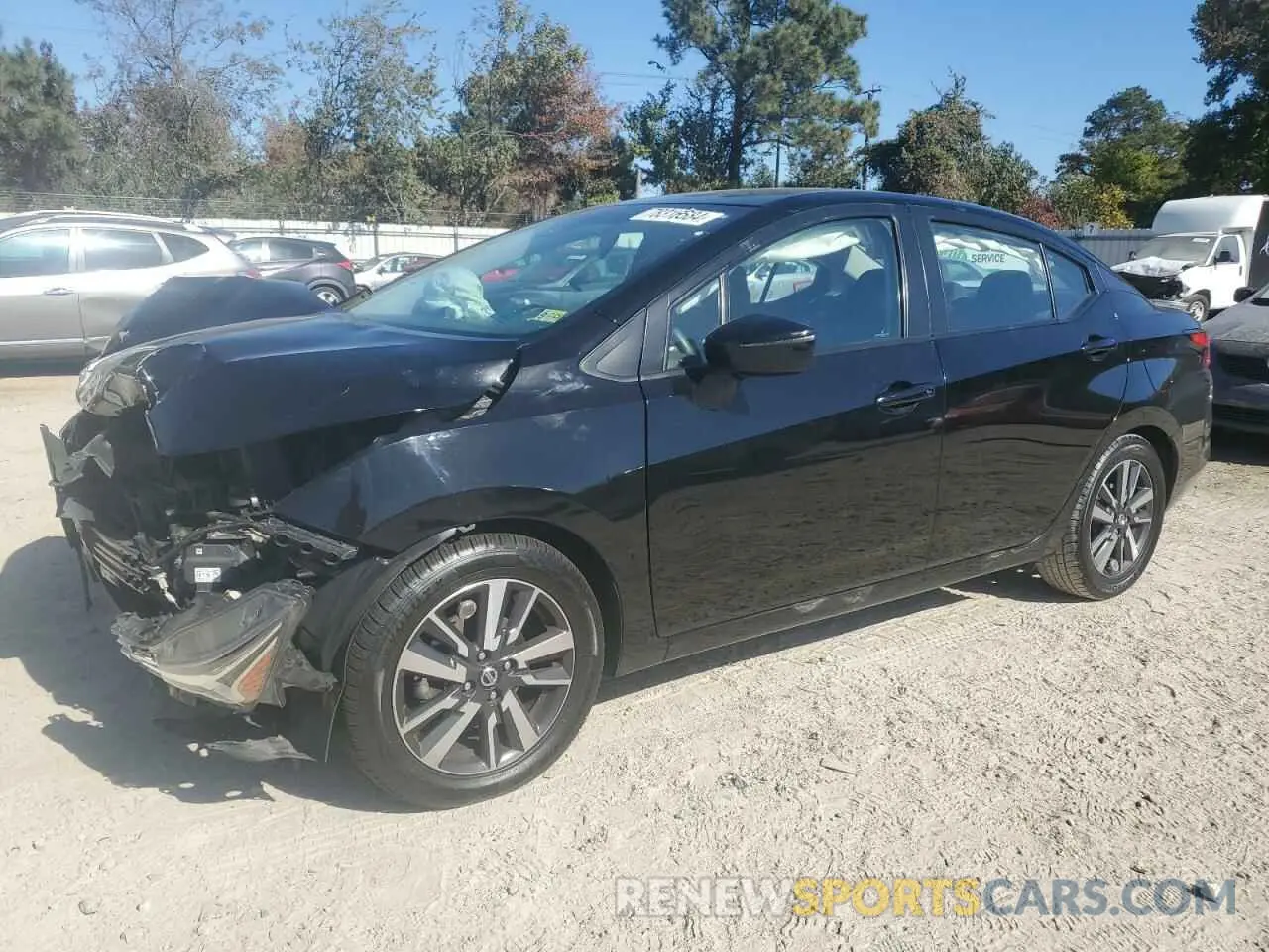 1 Photograph of a damaged car 3N1CN8EV2ML875707 NISSAN VERSA 2021