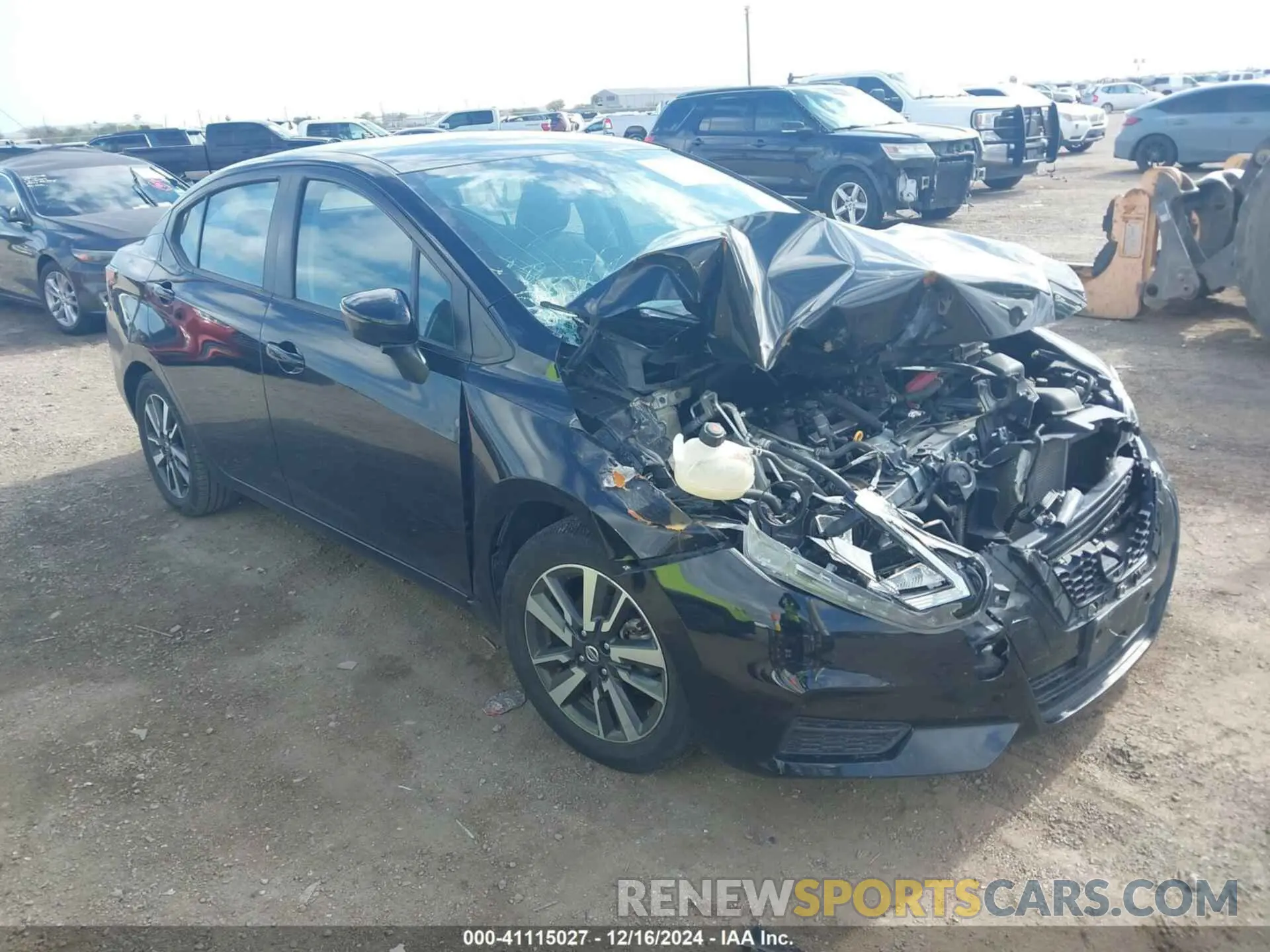 1 Photograph of a damaged car 3N1CN8EV2ML876811 NISSAN VERSA 2021