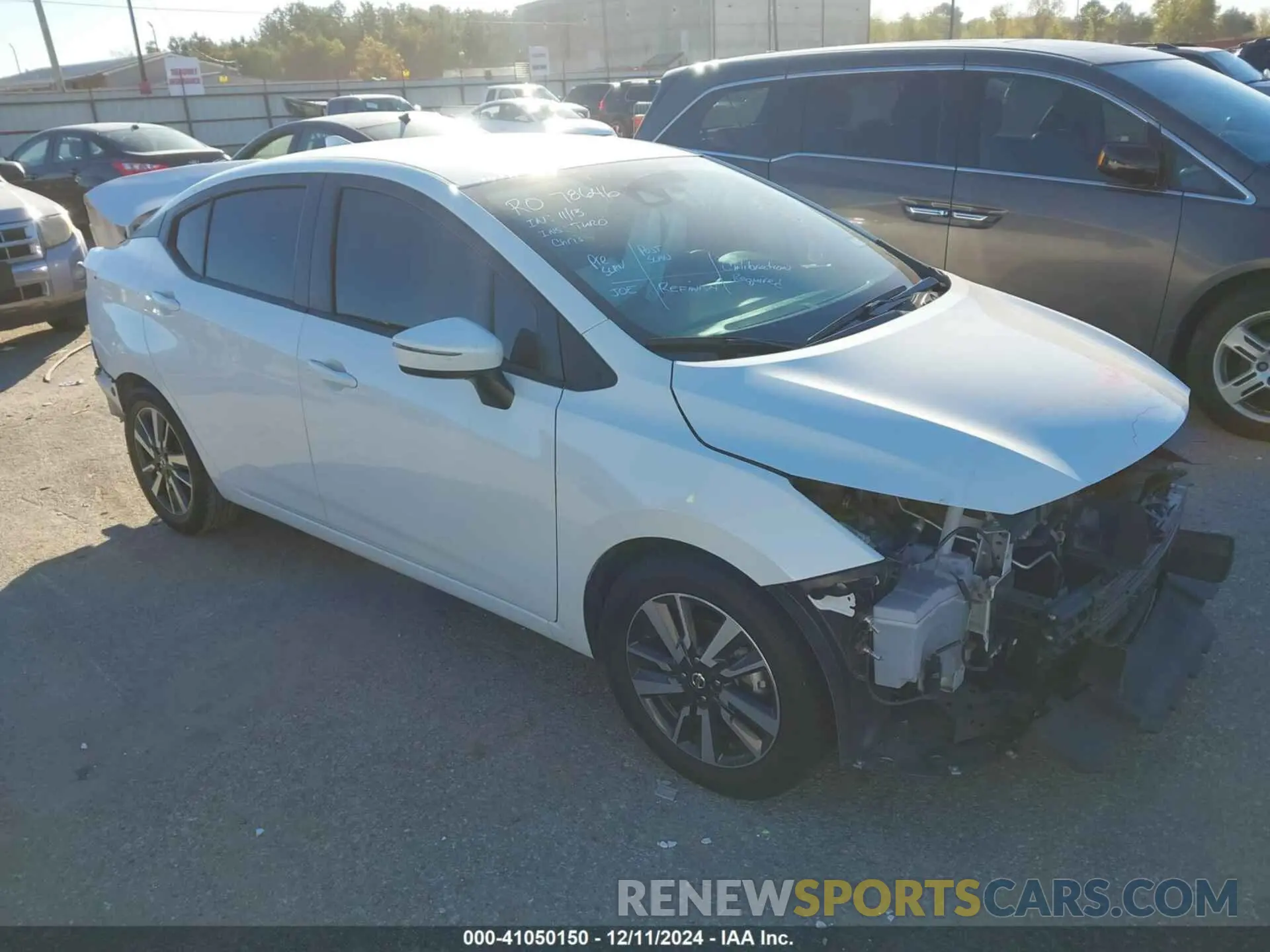 1 Photograph of a damaged car 3N1CN8EV2ML880552 NISSAN VERSA 2021