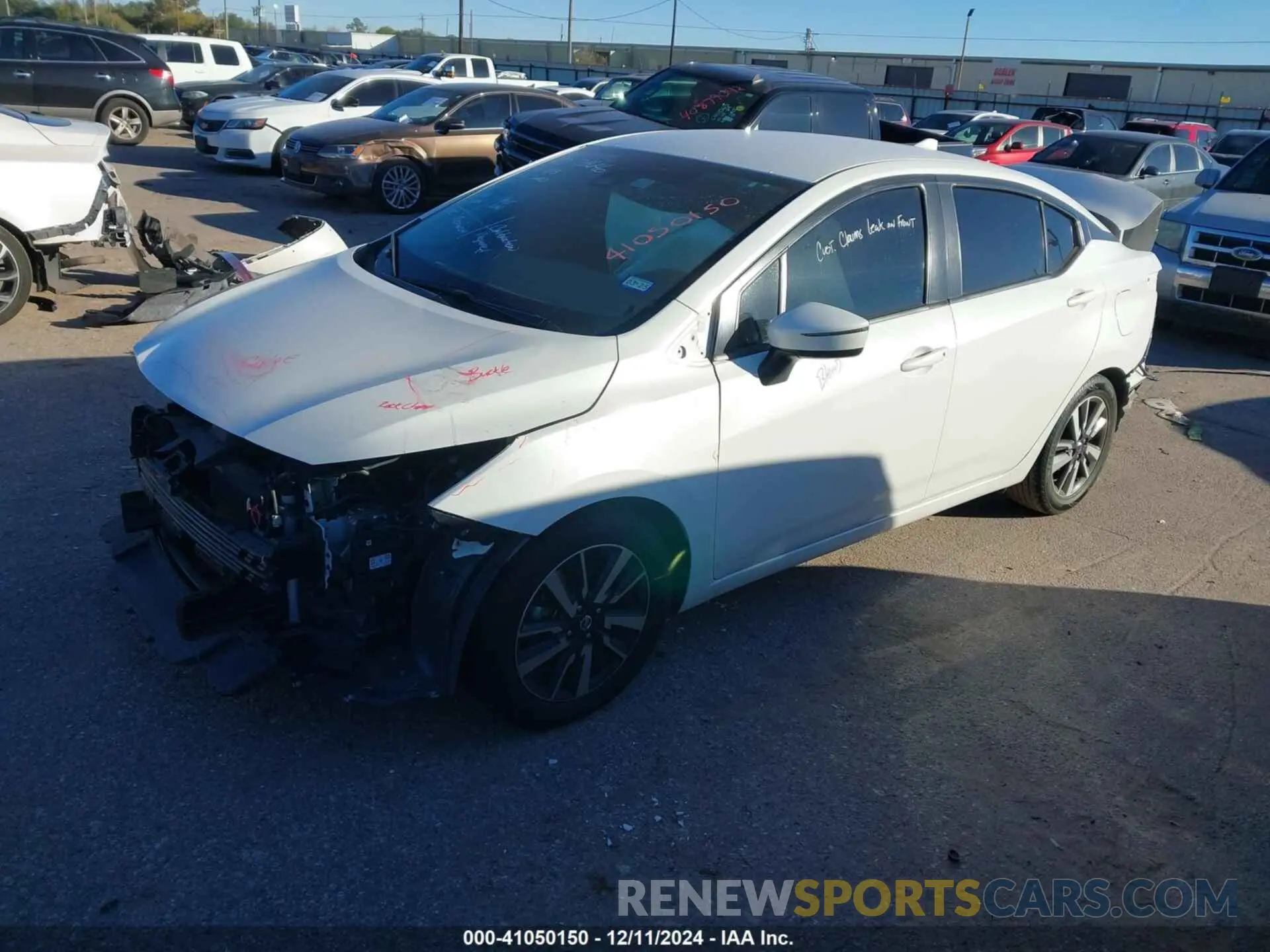 2 Photograph of a damaged car 3N1CN8EV2ML880552 NISSAN VERSA 2021