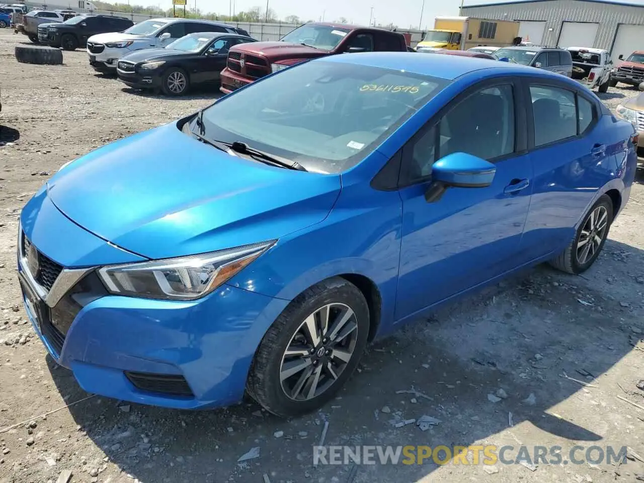 1 Photograph of a damaged car 3N1CN8EV2ML892619 NISSAN VERSA 2021
