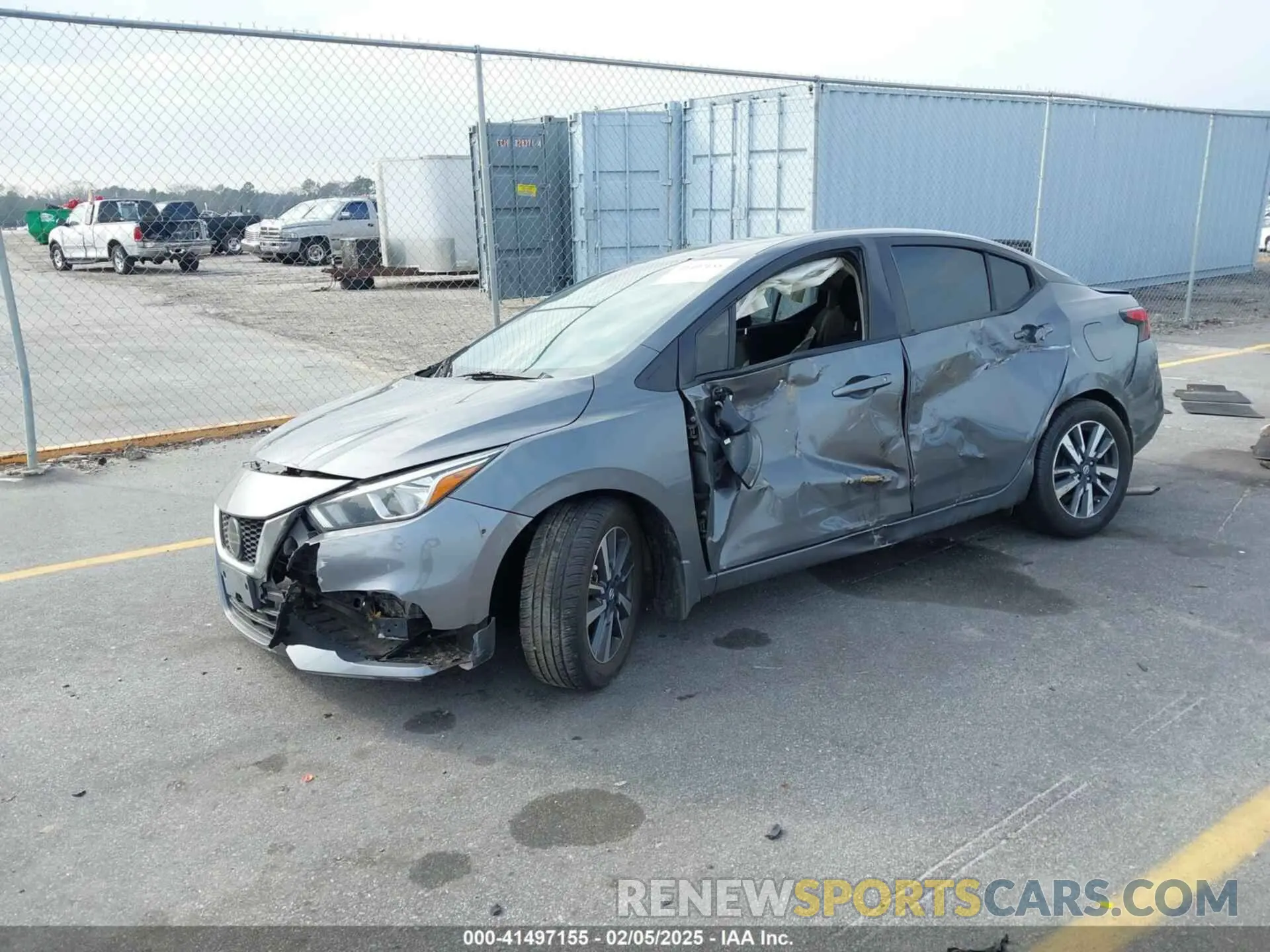 2 Photograph of a damaged car 3N1CN8EV2ML893625 NISSAN VERSA 2021