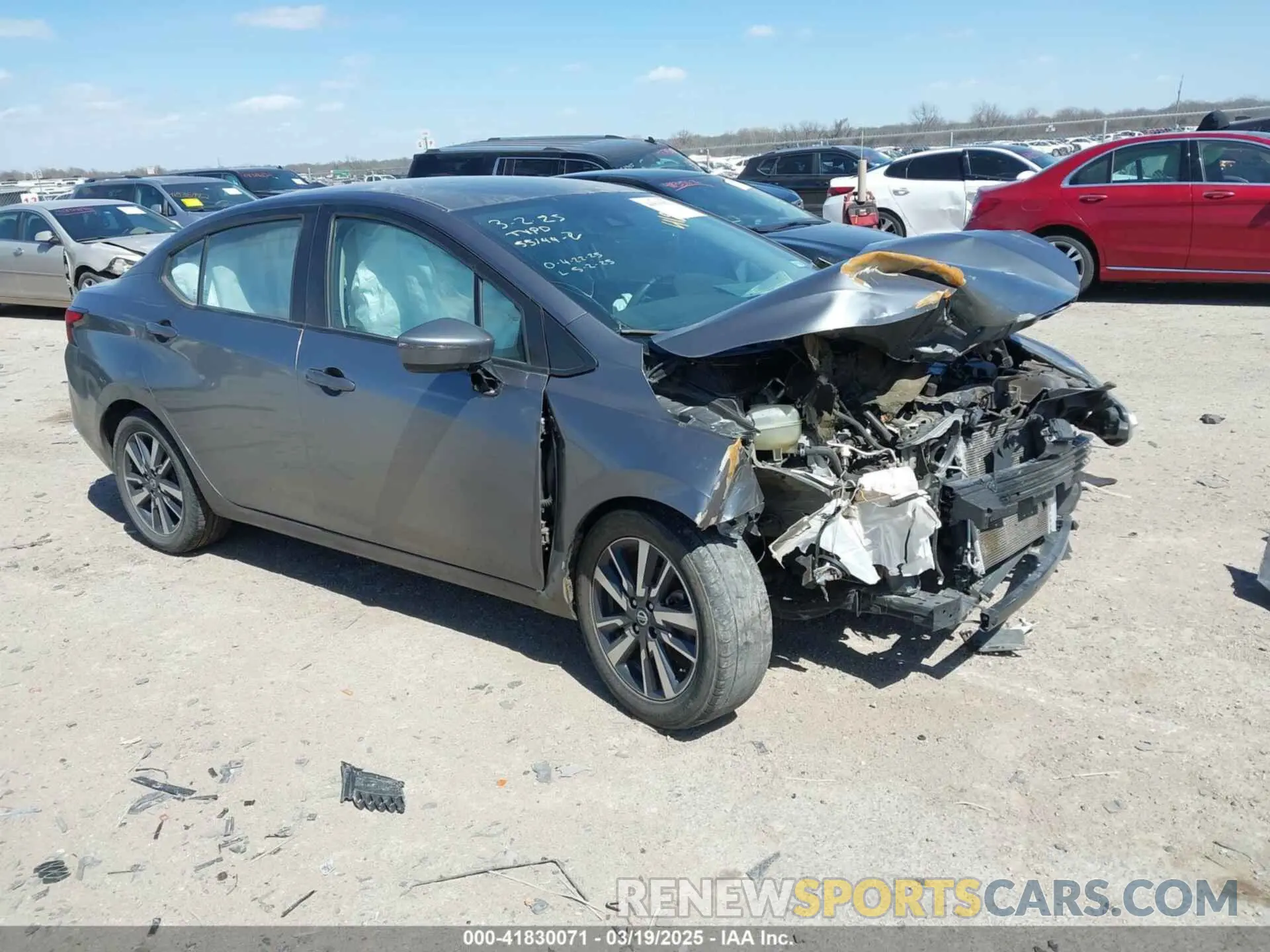 1 Photograph of a damaged car 3N1CN8EV3ML826189 NISSAN VERSA 2021