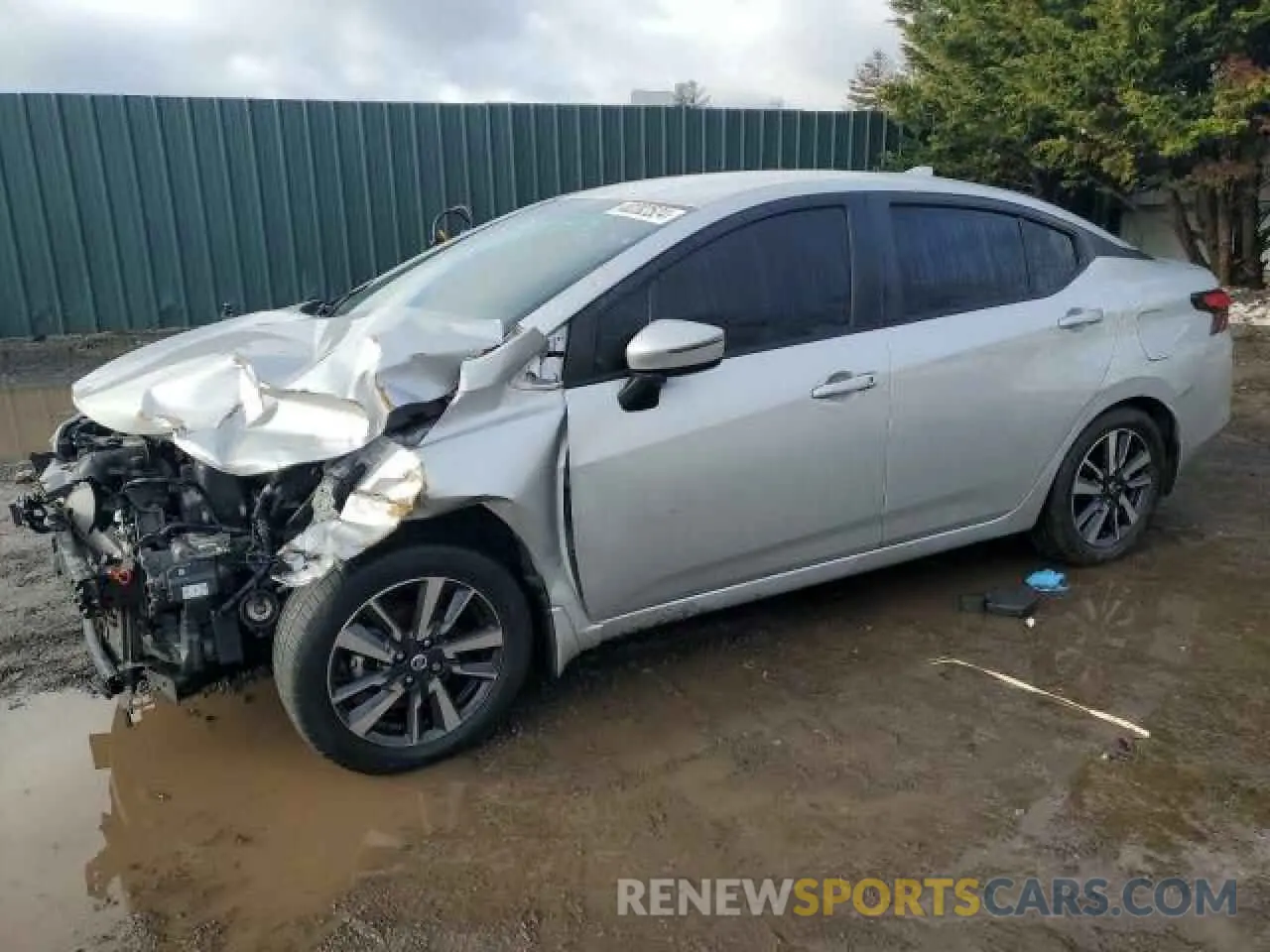 1 Photograph of a damaged car 3N1CN8EV3ML828718 NISSAN VERSA 2021