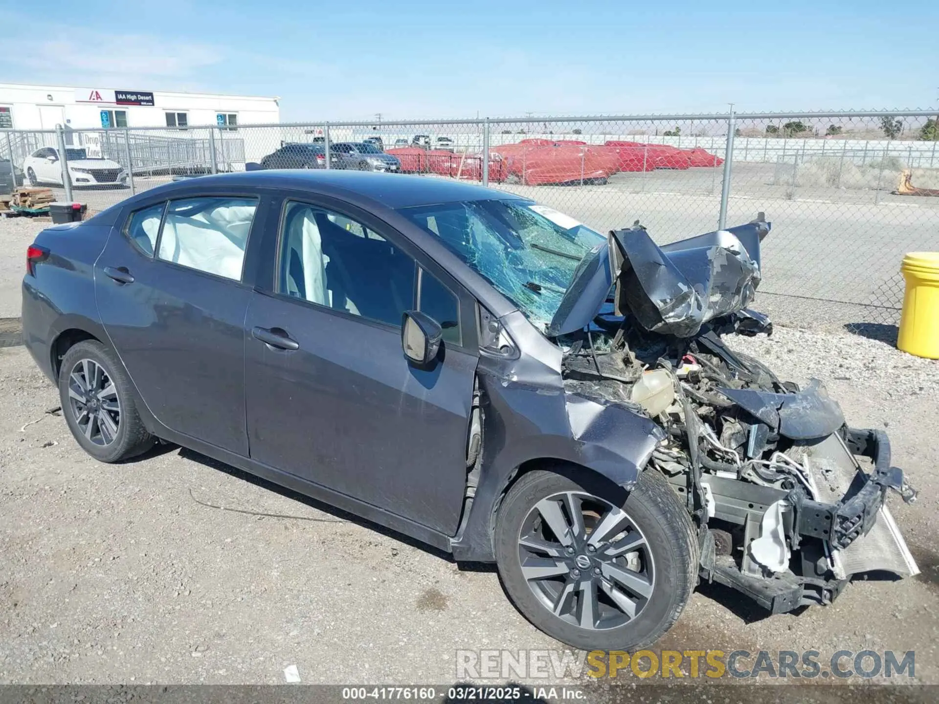 1 Photograph of a damaged car 3N1CN8EV3ML828833 NISSAN VERSA 2021