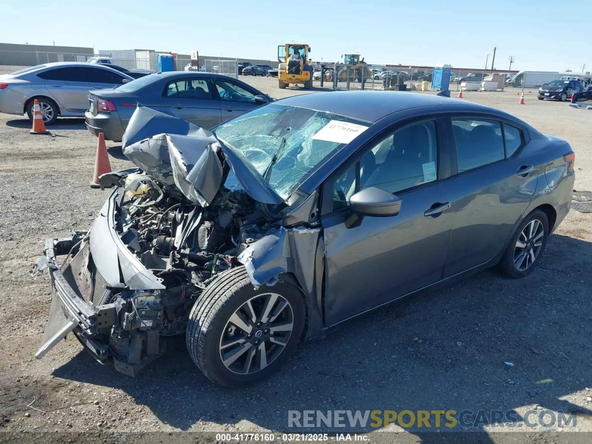 2 Photograph of a damaged car 3N1CN8EV3ML828833 NISSAN VERSA 2021