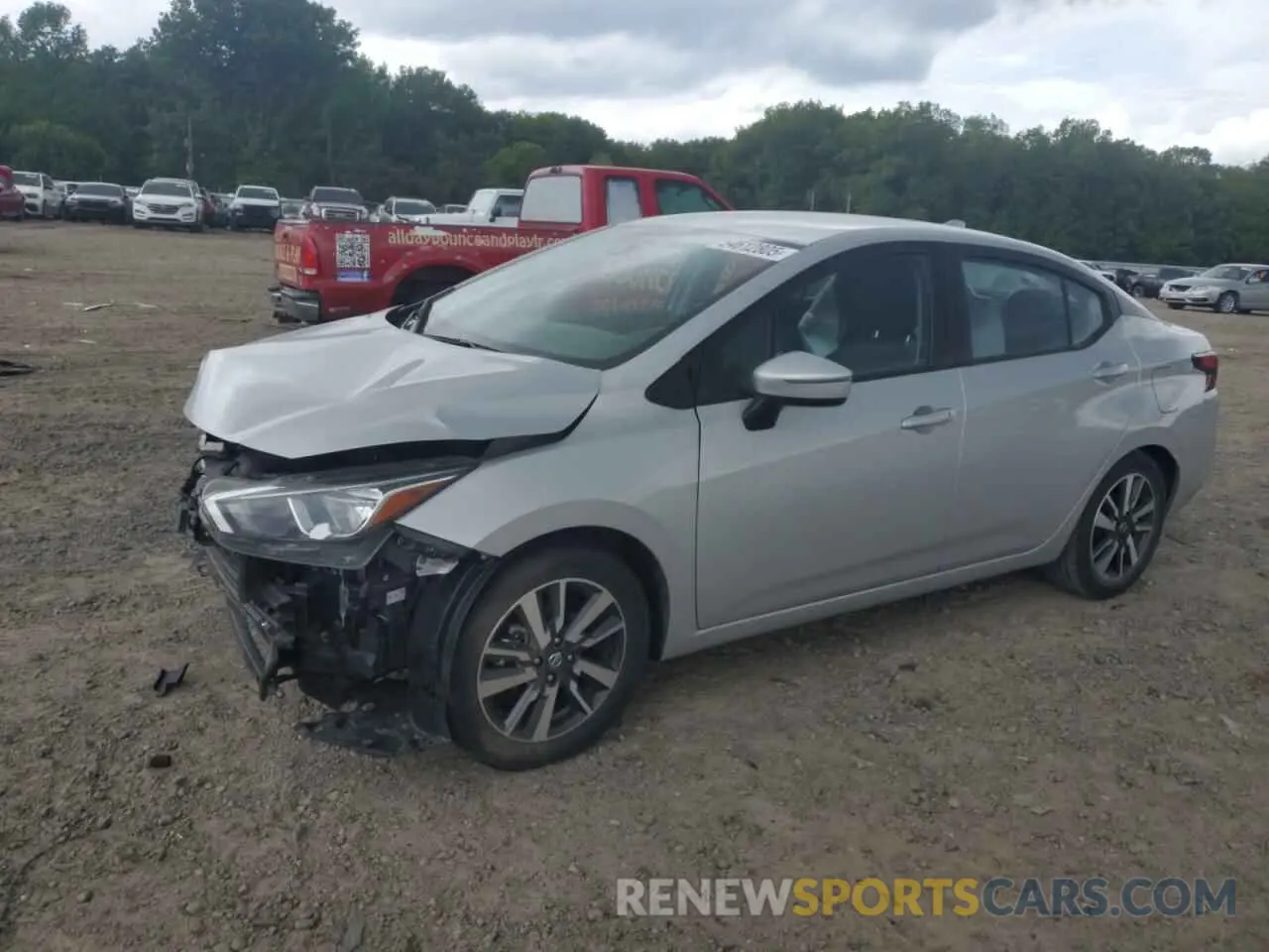 1 Photograph of a damaged car 3N1CN8EV3ML830906 NISSAN VERSA 2021