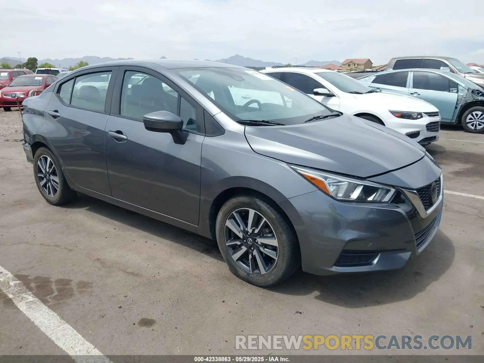 1 Photograph of a damaged car 3N1CN8EV3ML831019 NISSAN VERSA 2021