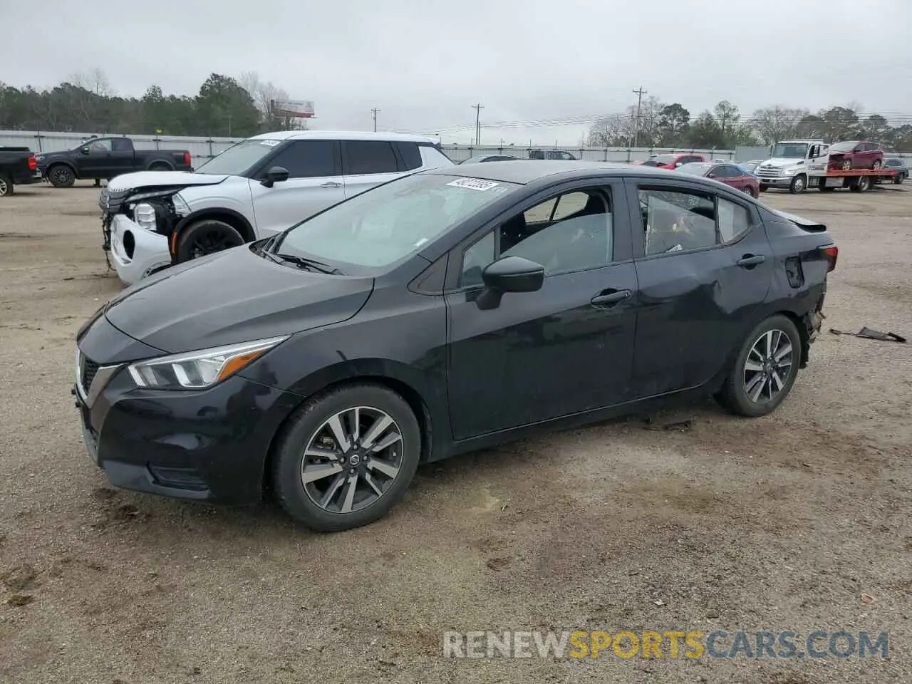 1 Photograph of a damaged car 3N1CN8EV3ML834597 NISSAN VERSA 2021